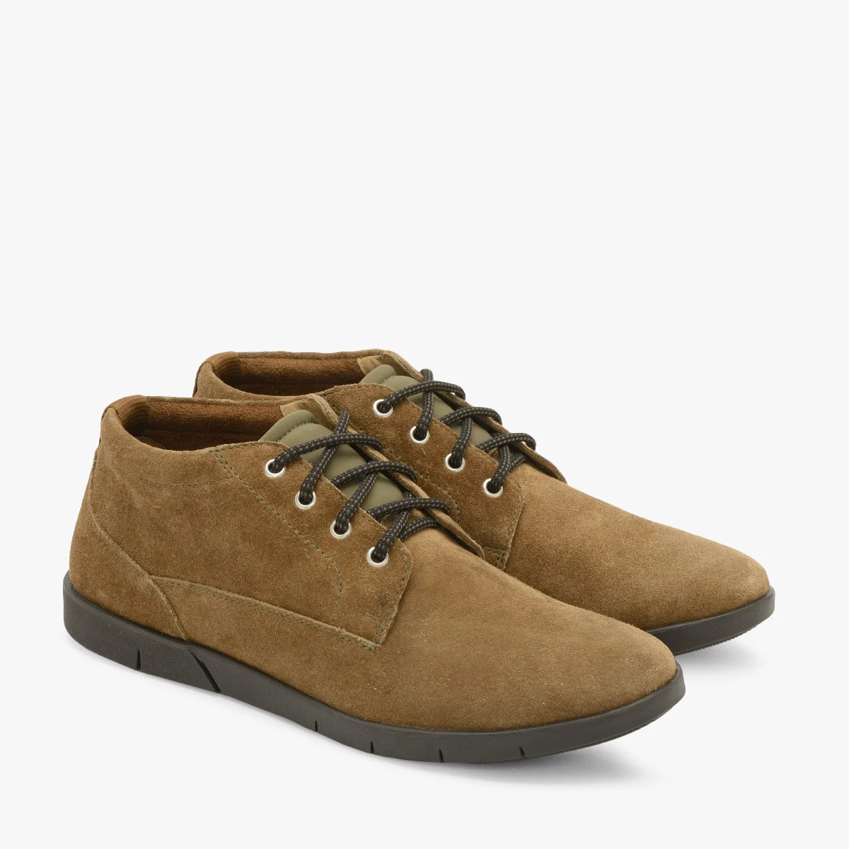 Welurowe trzewiki męskie