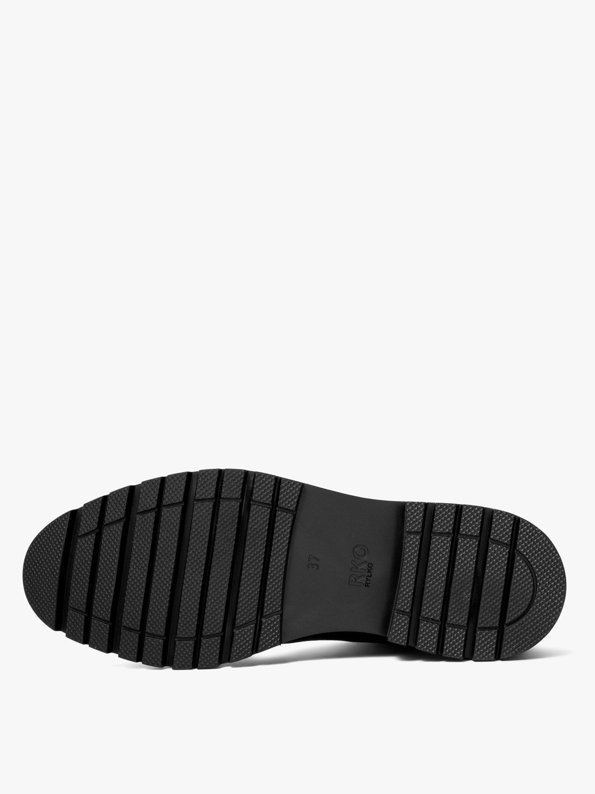 Czarne sztyblety damskie z elastyczną tkaniną