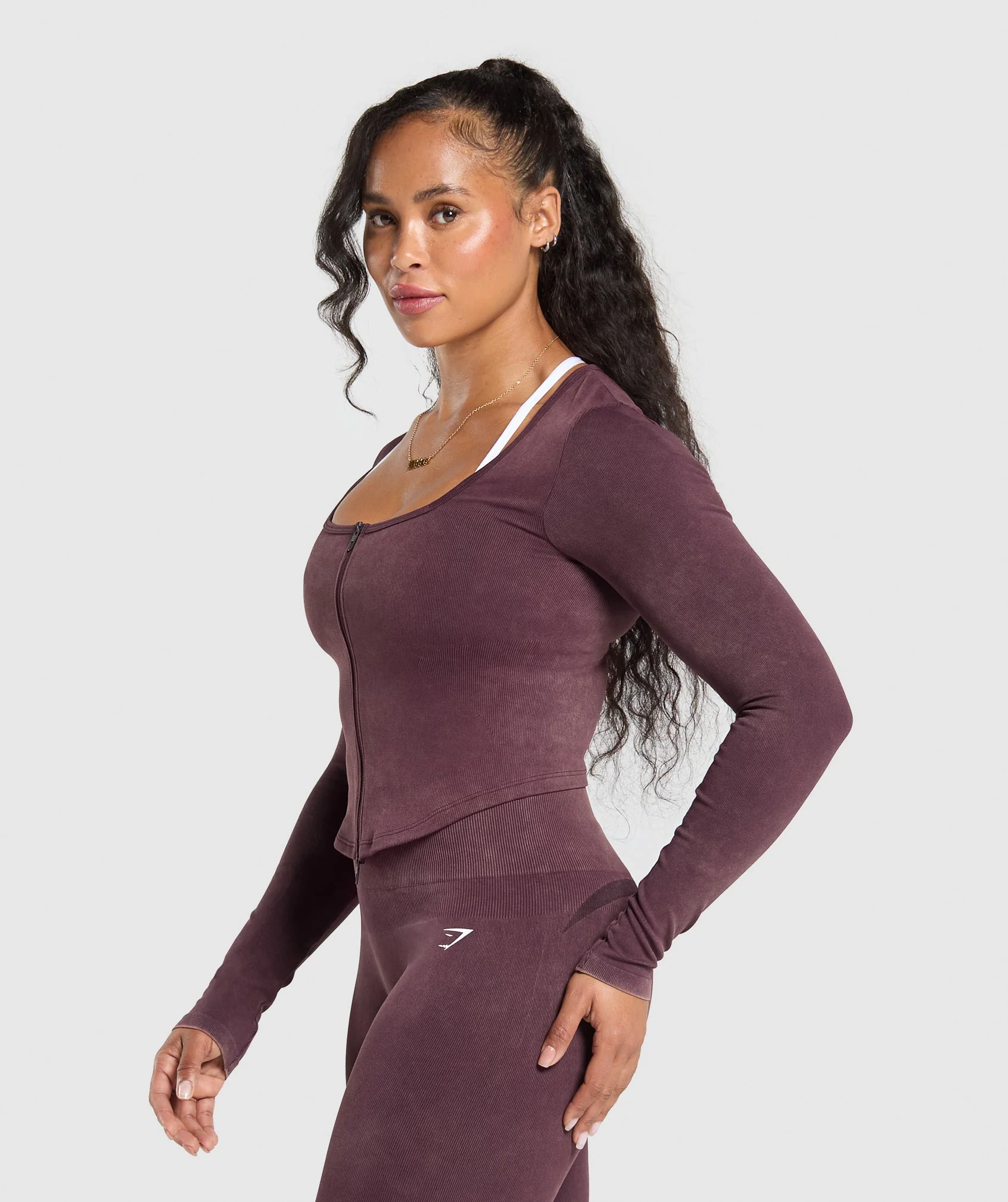 Gains Seamless Zip Up