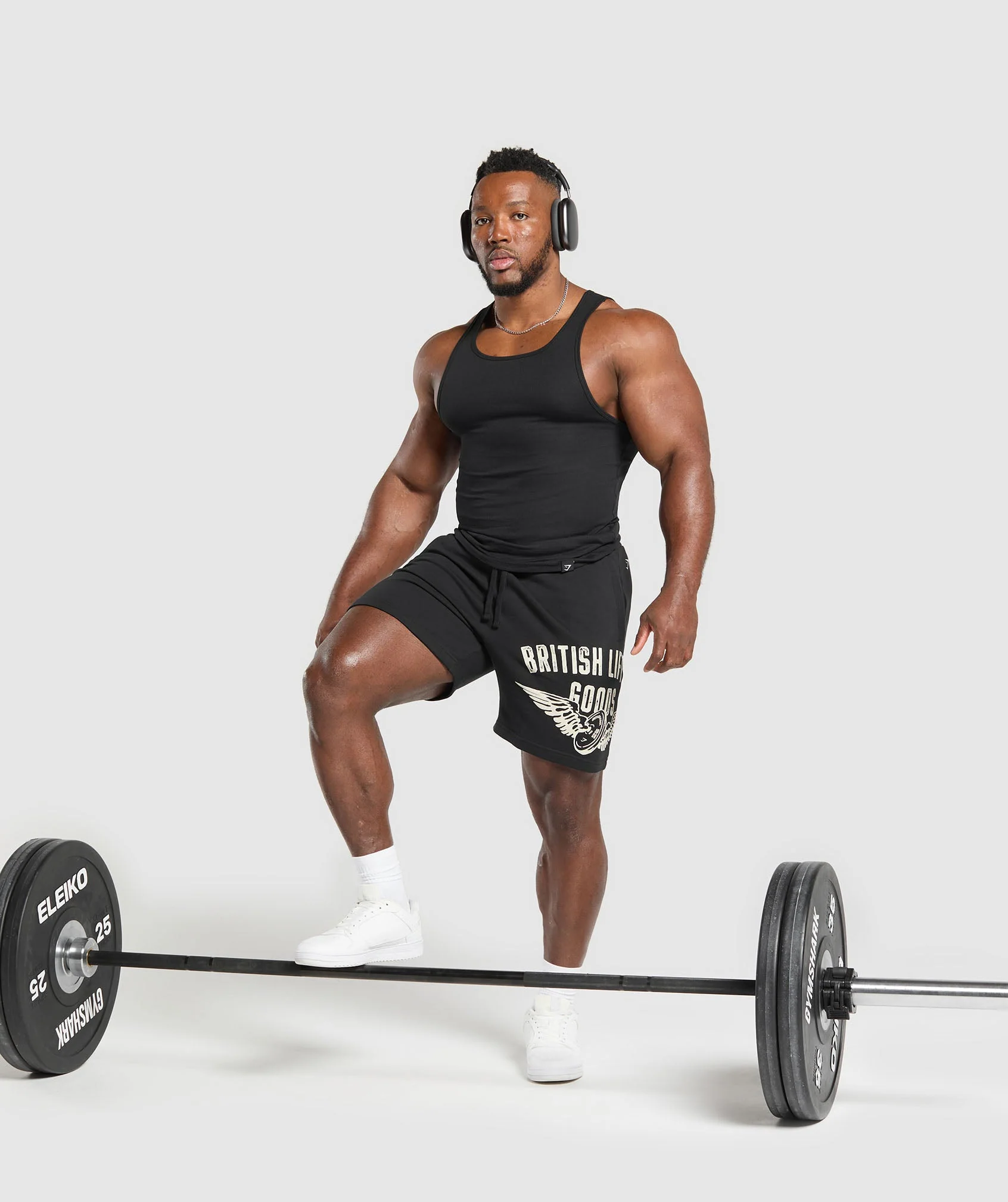 British Lifting Goods Graphic Shorts