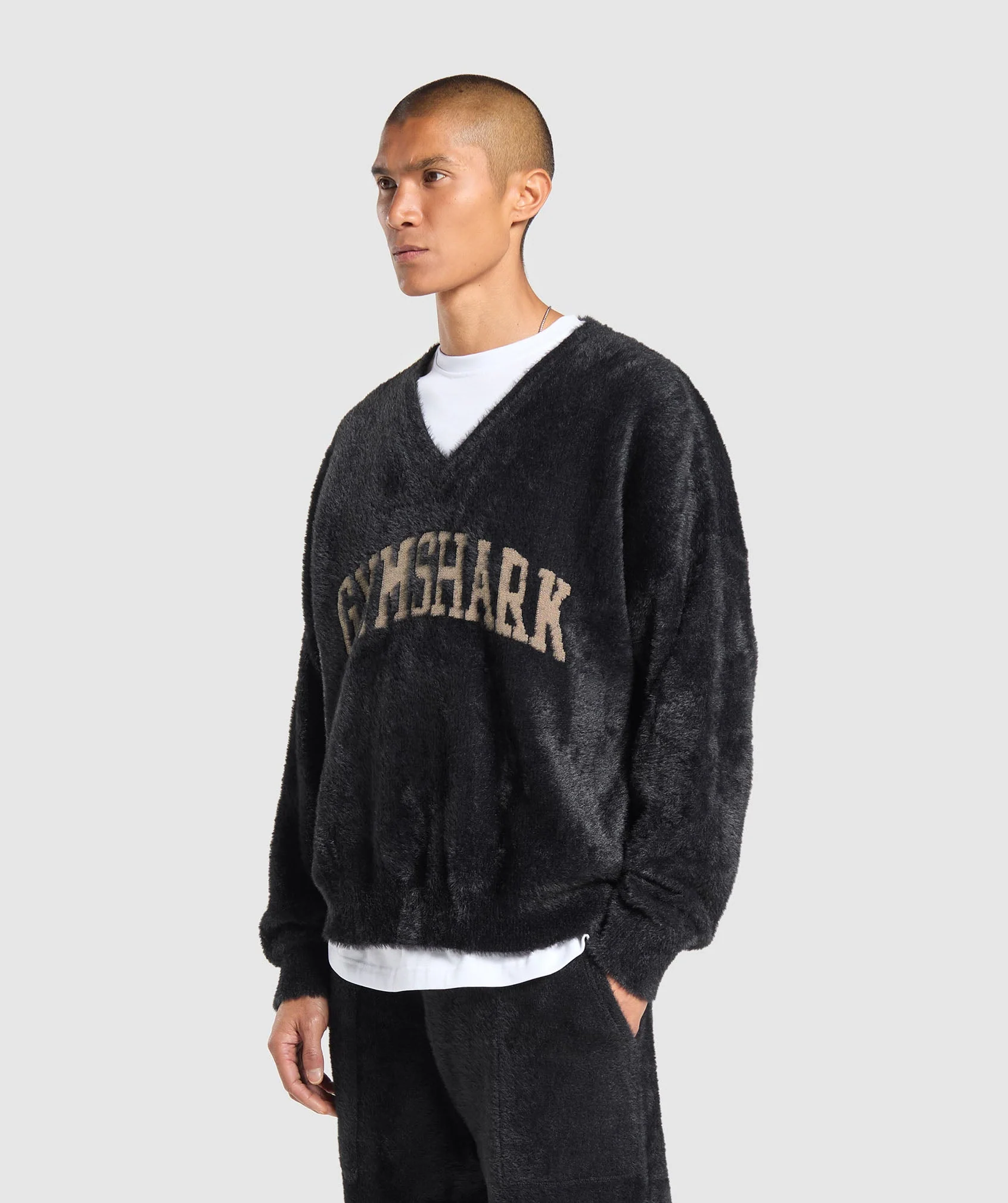 V-Neck Knitted Jumper