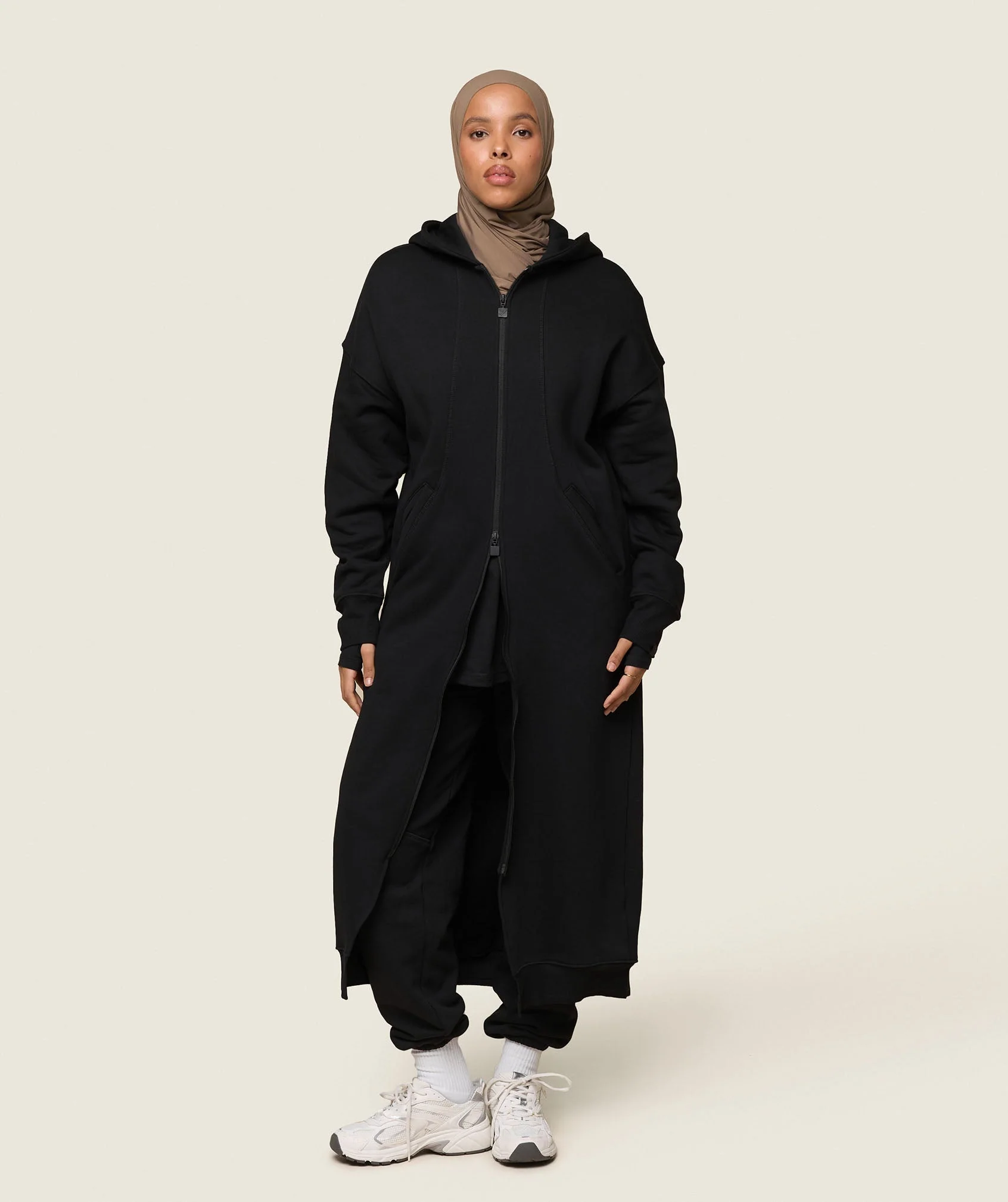 GS x Leana Deeb Oversized Longline Zip Through