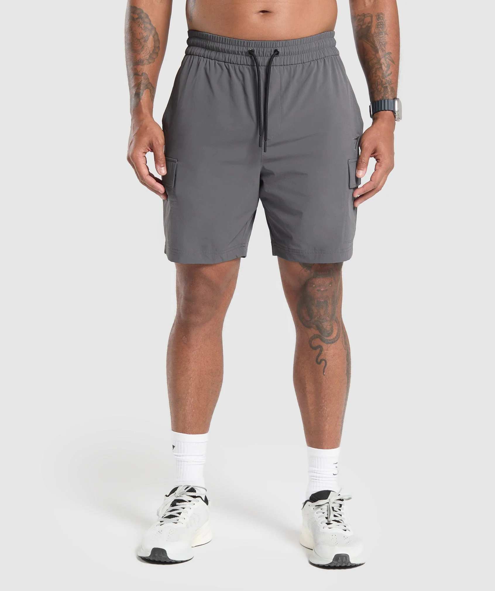 Stretch Woven Cargo Shorts