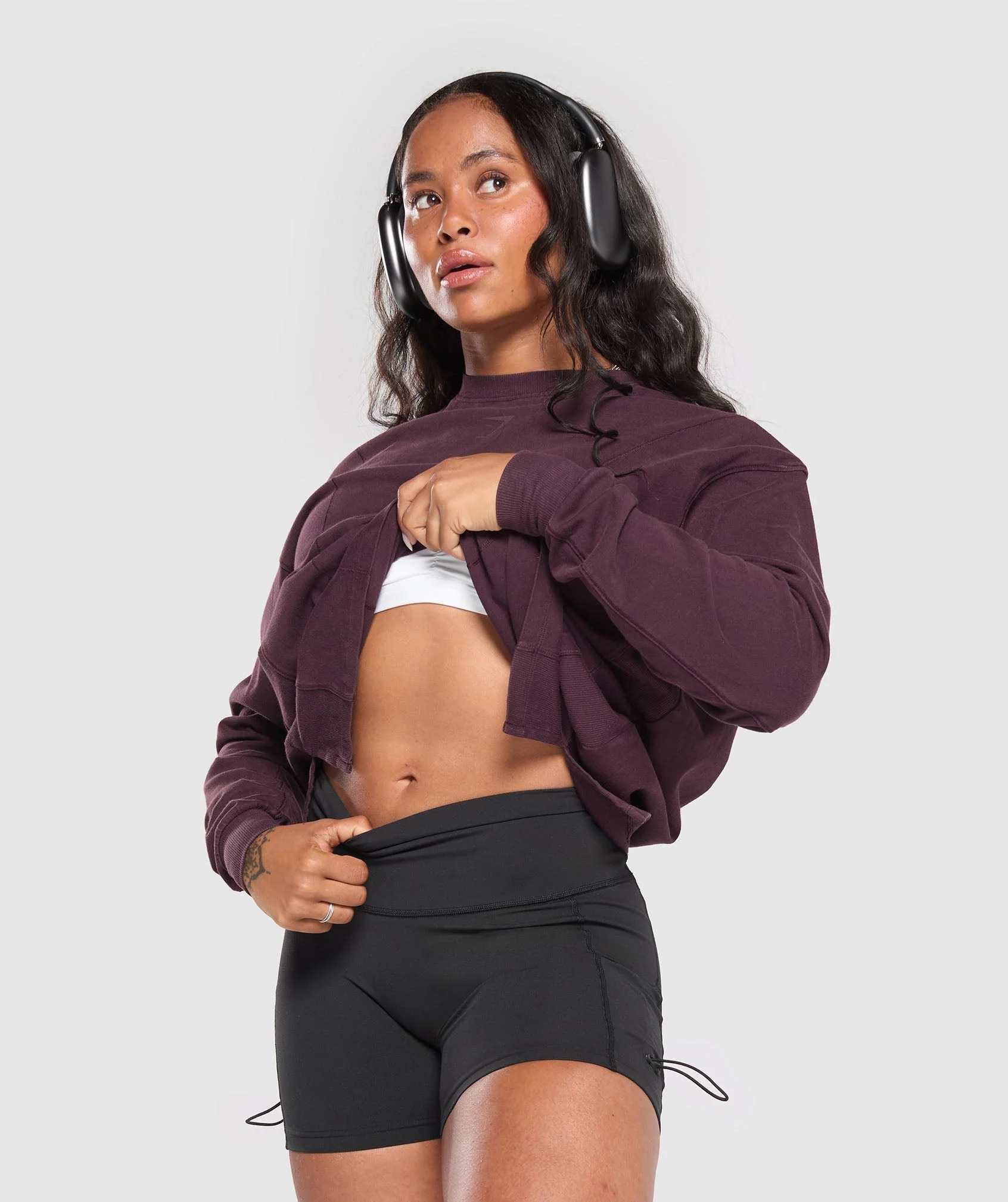 Power Oversized Long Sleeve Top