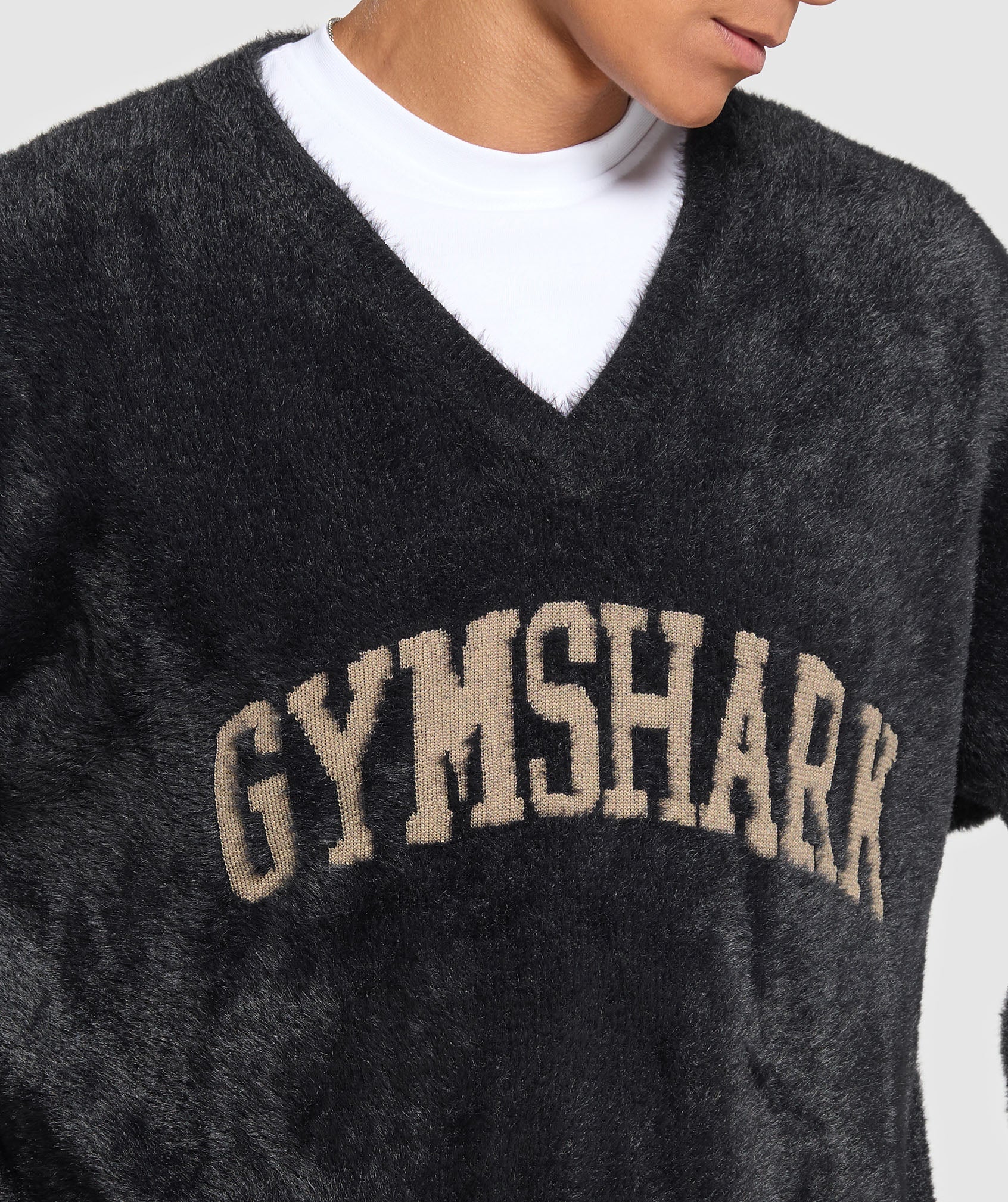 V-Neck Knitted Jumper