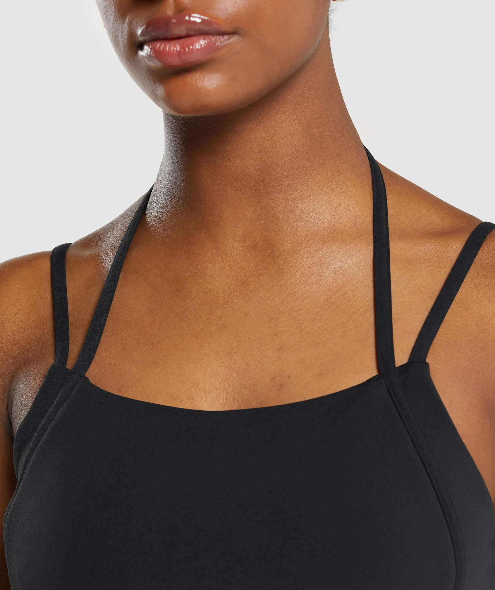 Halterneck Crop Cami Tank