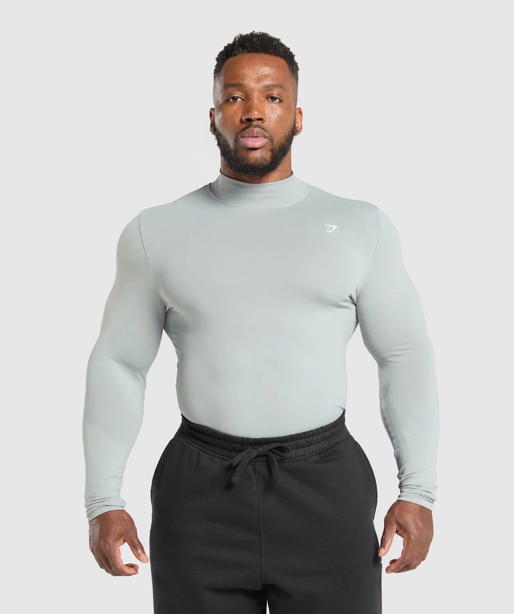 Everyday Seamless Mock Long Sleeve T-Shirt