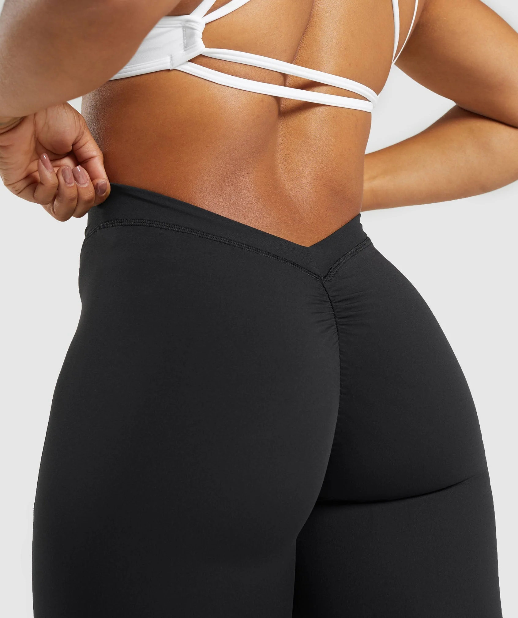 Lifting Dipped Waistband Leggings