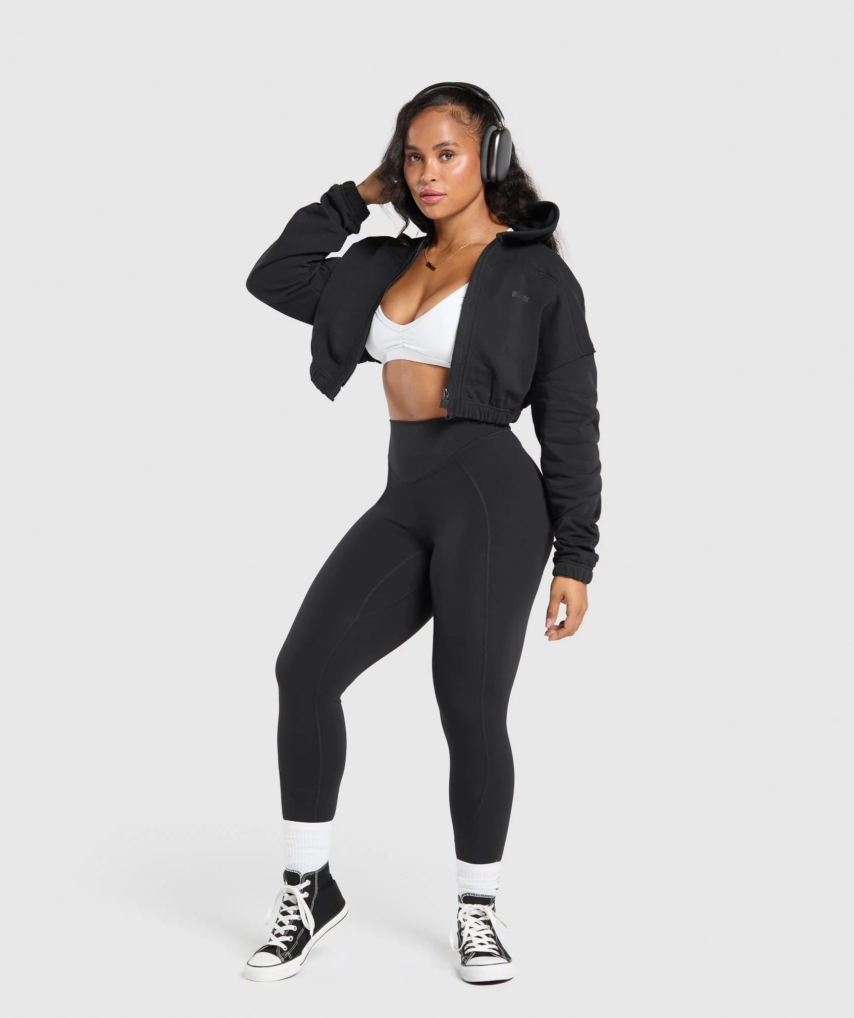 Superset Crop Zip Hoodie