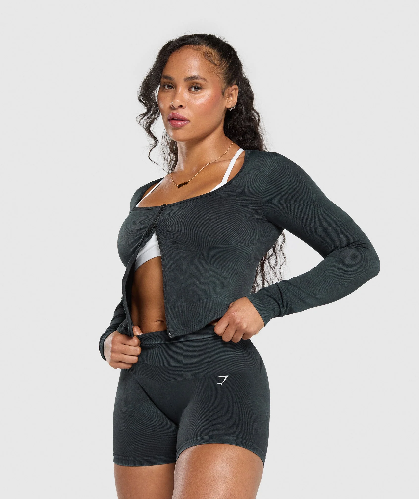 Gains Seamless Zip Up
