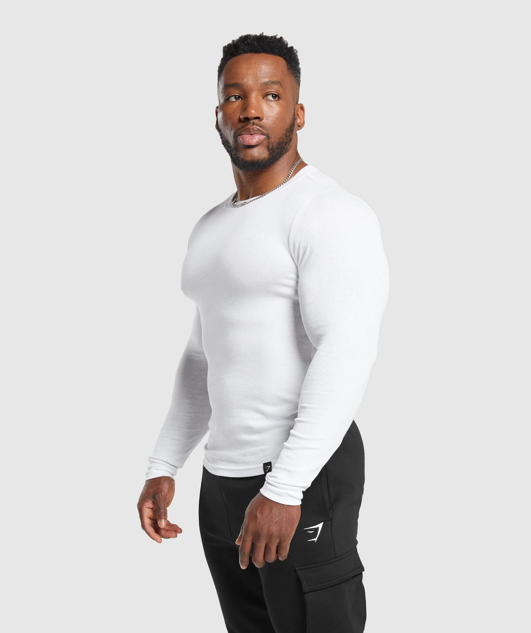 Ribbed Long Sleeve T-Shirt