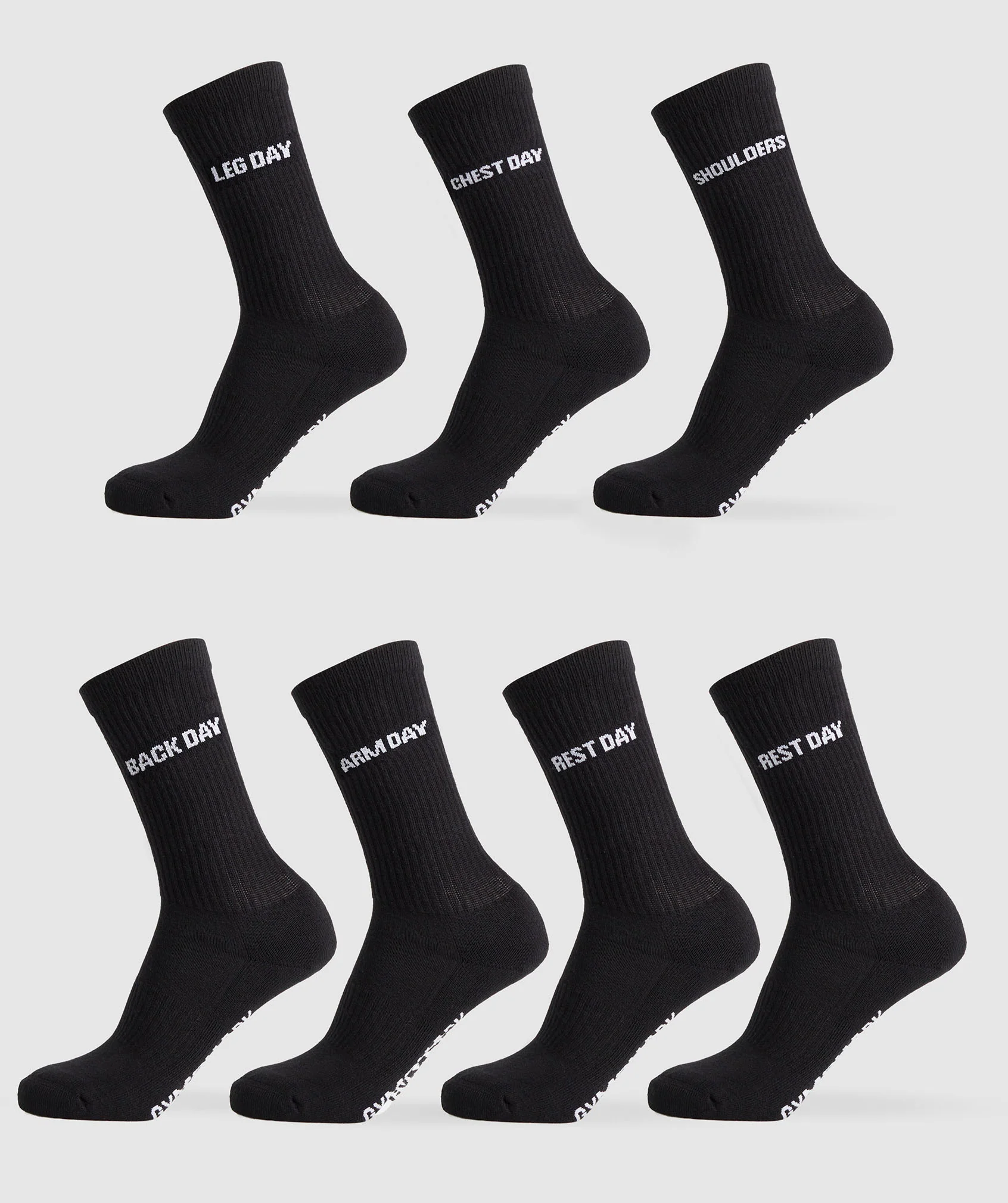 Graphic Crew Socks 7PK