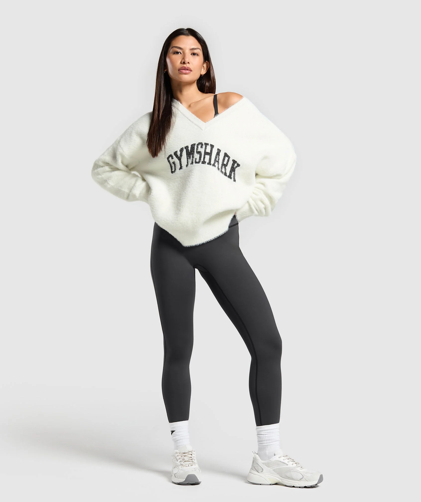 V-Neck Knitted Jumper