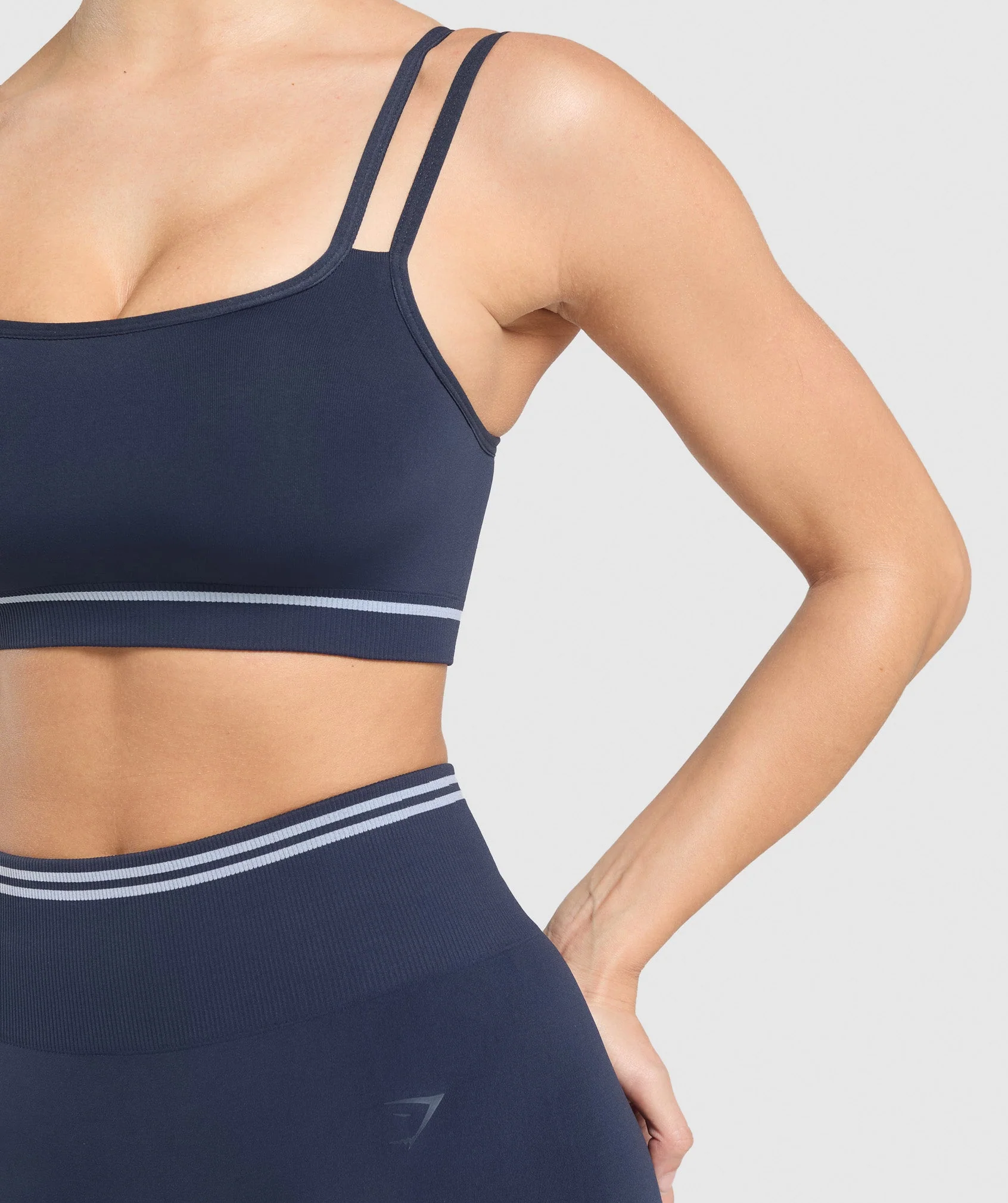 Contrast Seamless Sports Bra