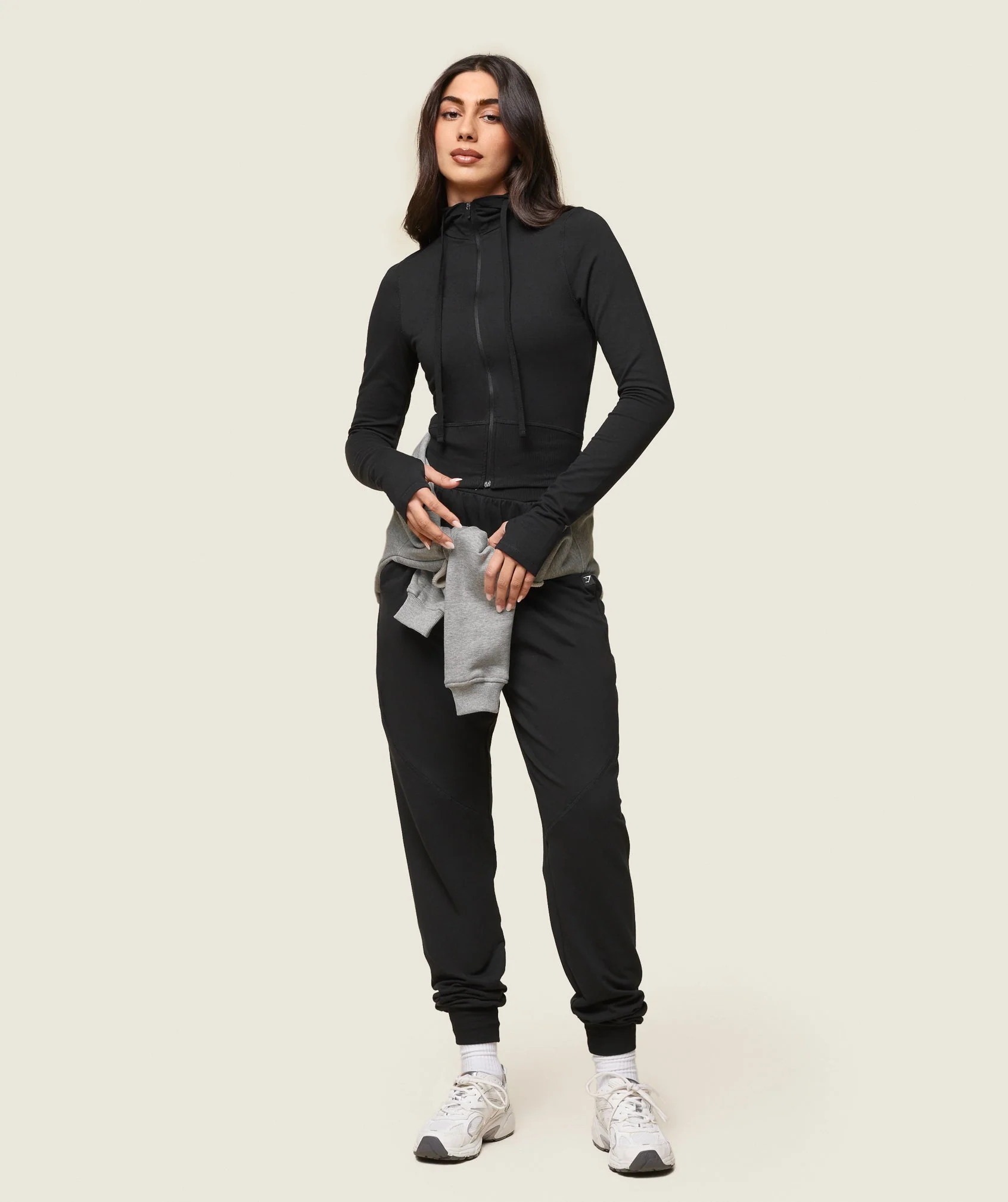 GS x Leana Deeb Hooded Midi Top