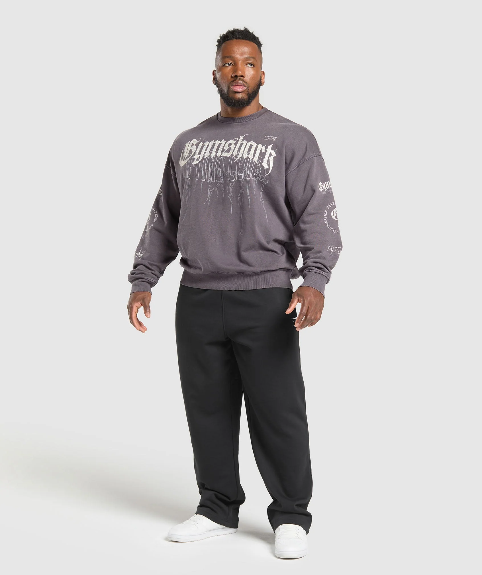 Distressed Graphic Crew