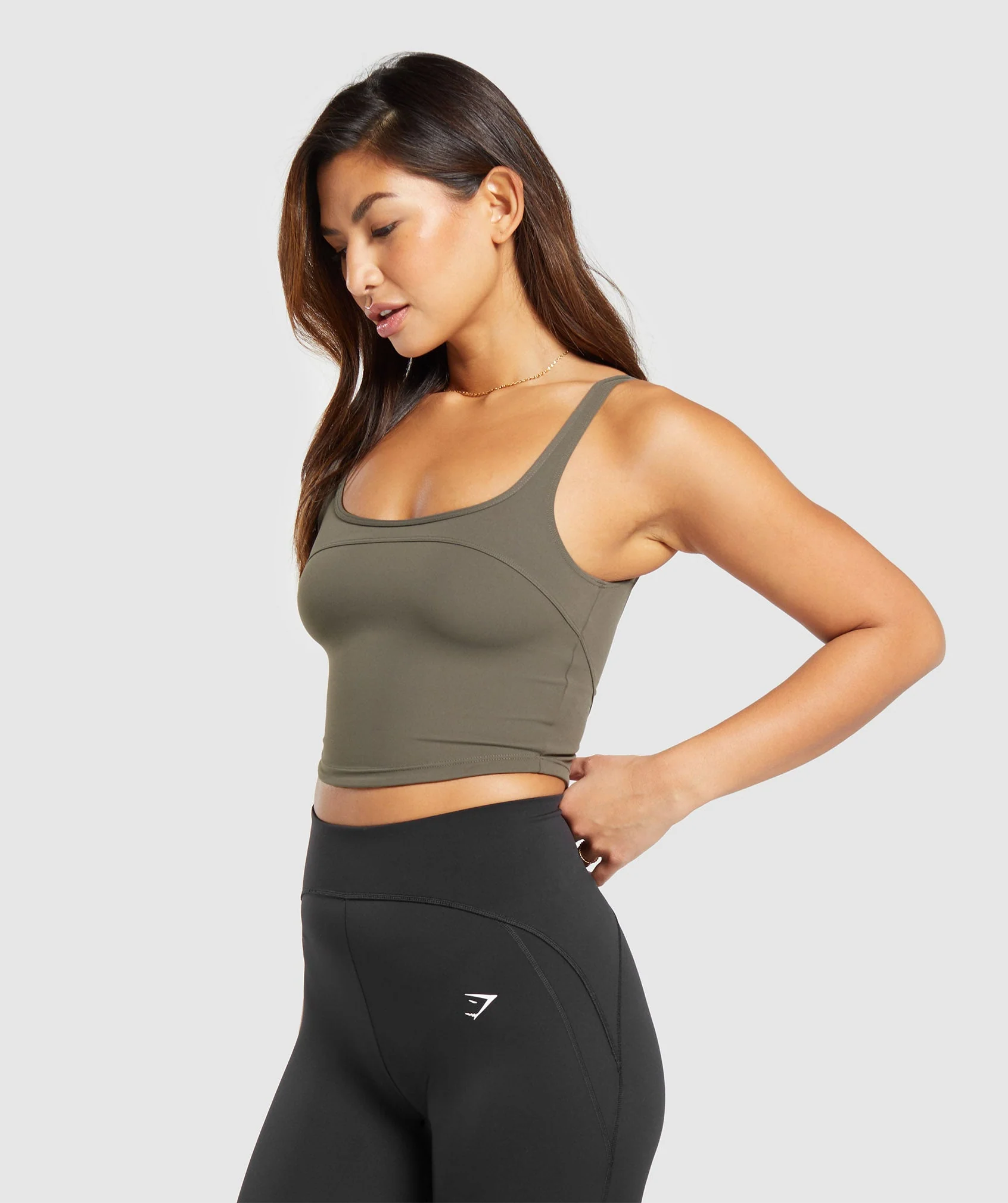 Scoop Back Crop Tank