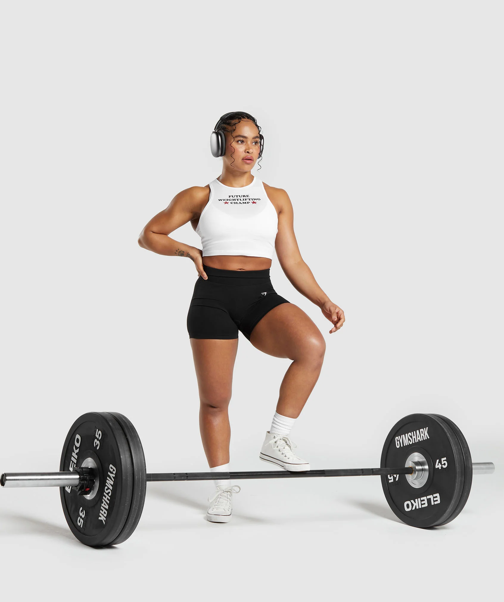 Future Weightlifting Champ Crop Tank