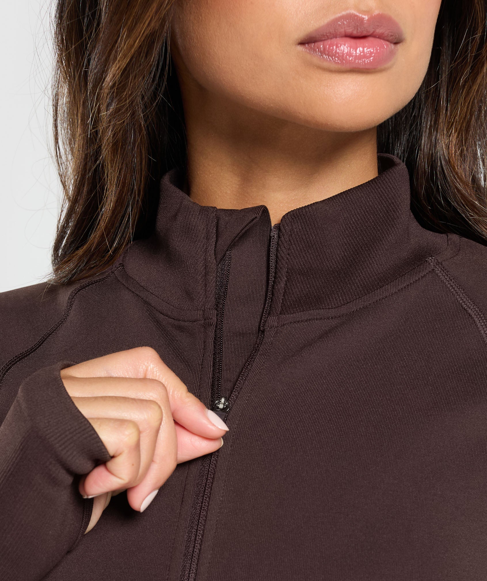 Sweat Seamless Zip Up Jacket