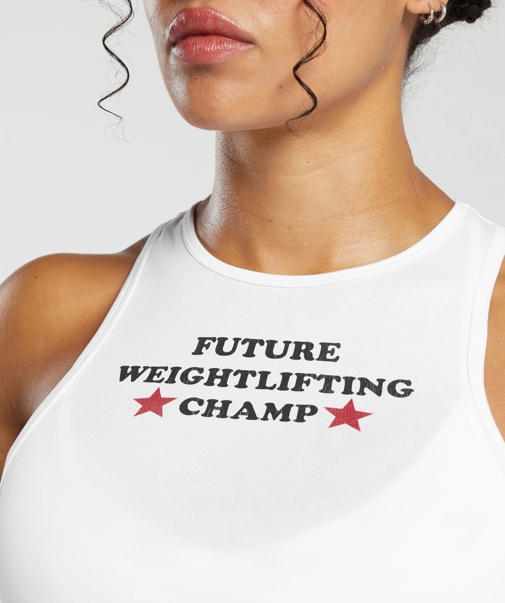 Future Weightlifting Champ Crop Tank