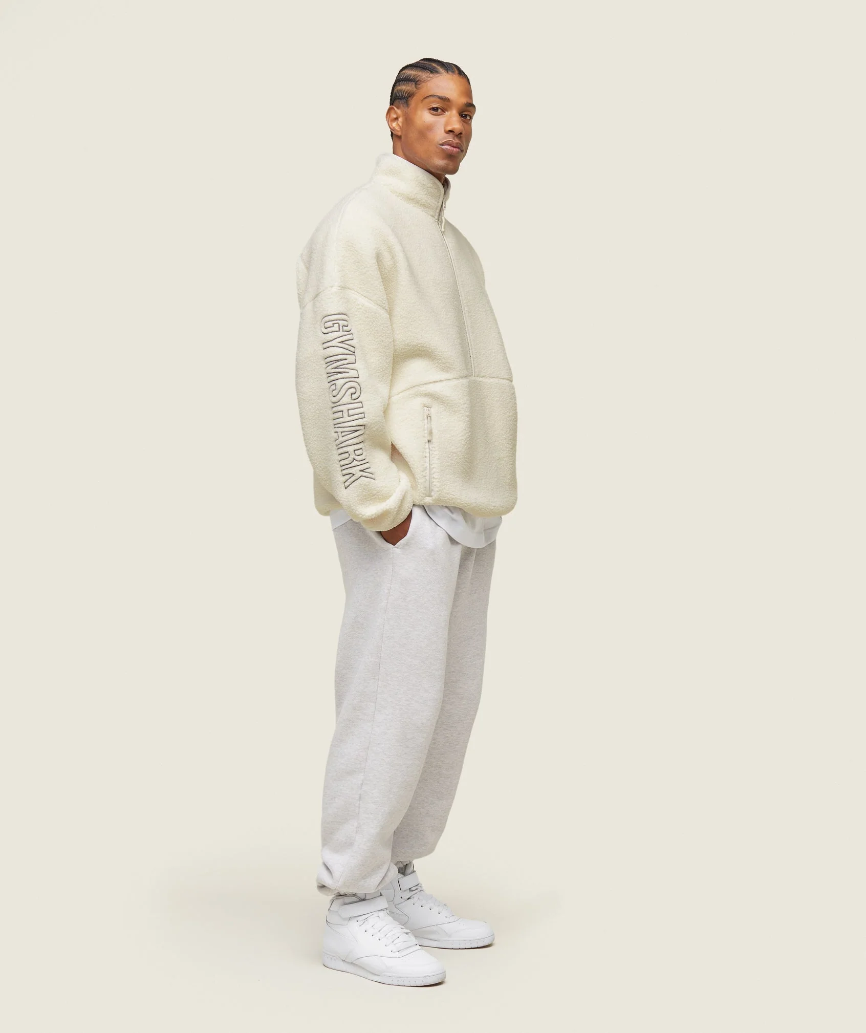 everywear Half Zip Sherpa Jacket