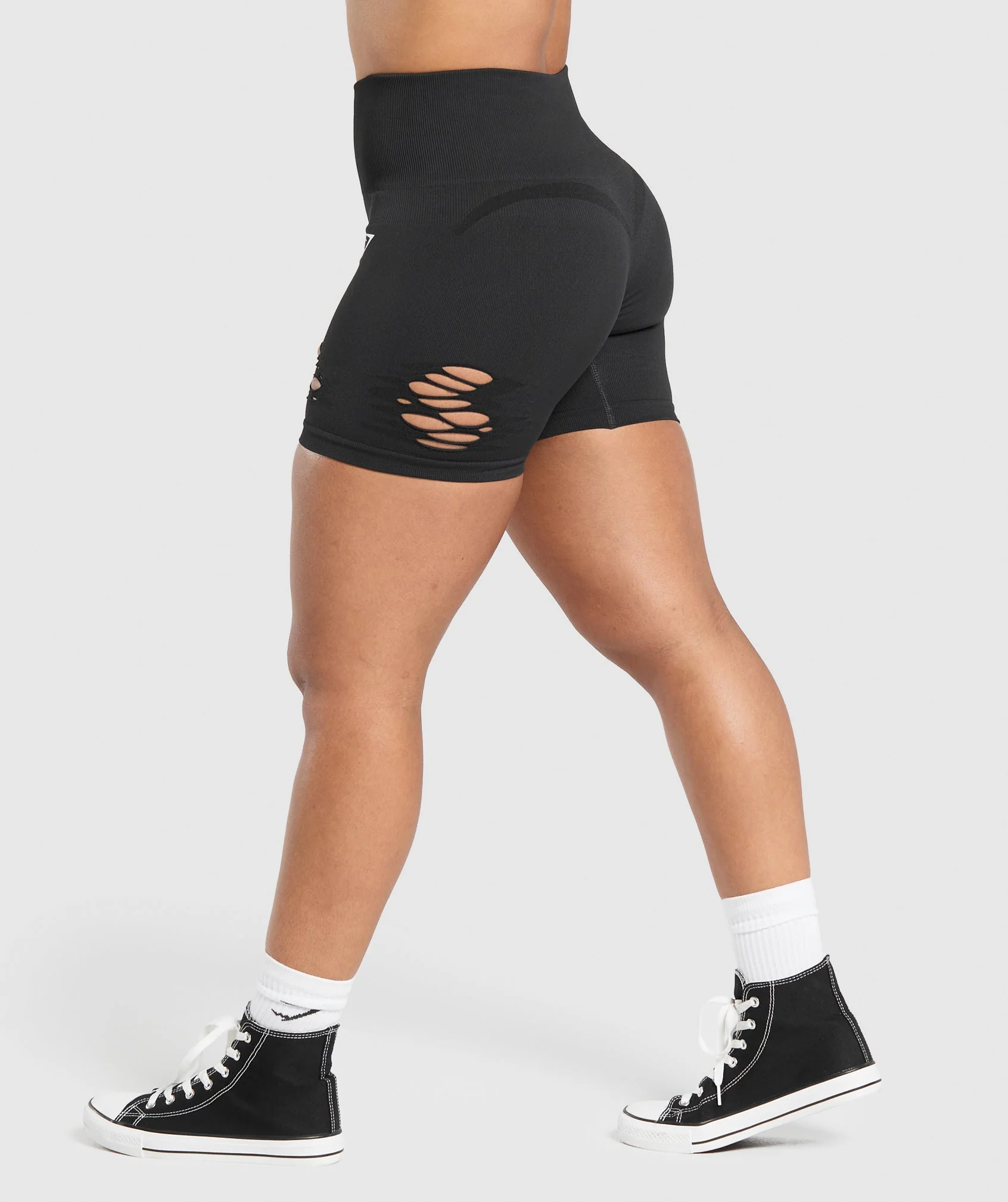 Gains Seamless Distressed Shorts