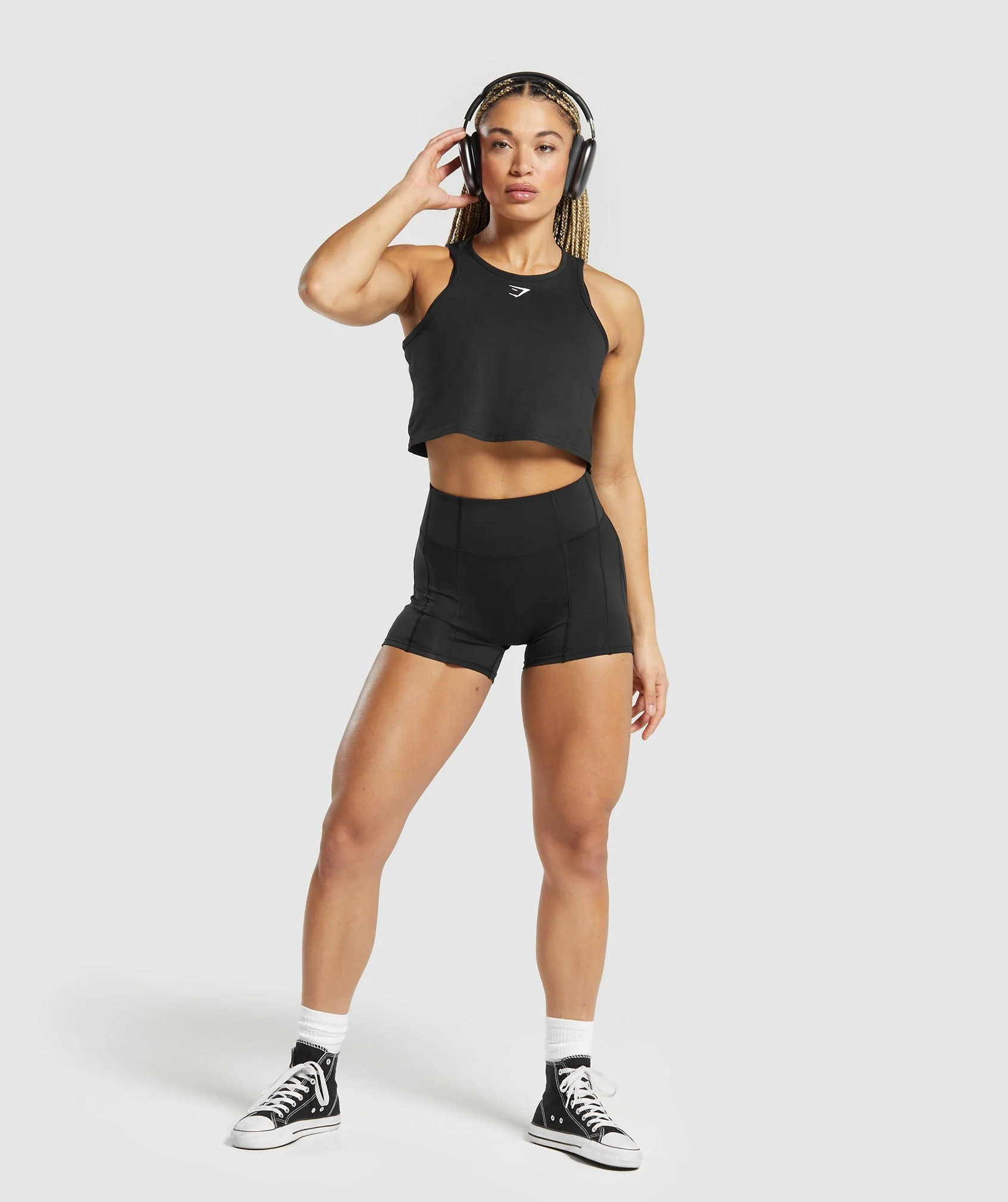 Lifting Essential Cotton Crop Tank