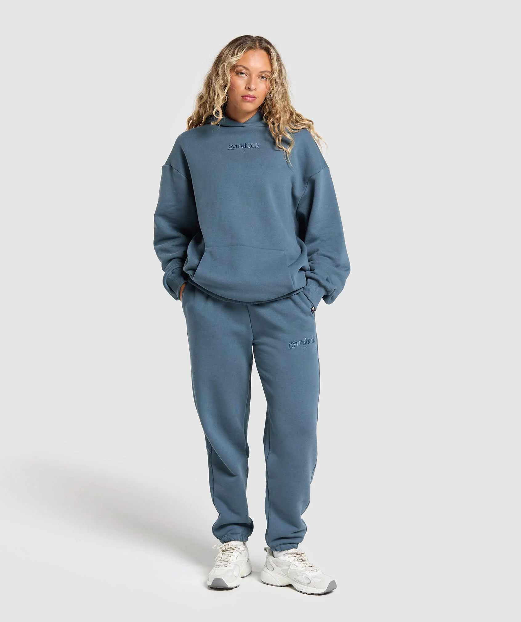 Embroidered Logo Oversized Joggers