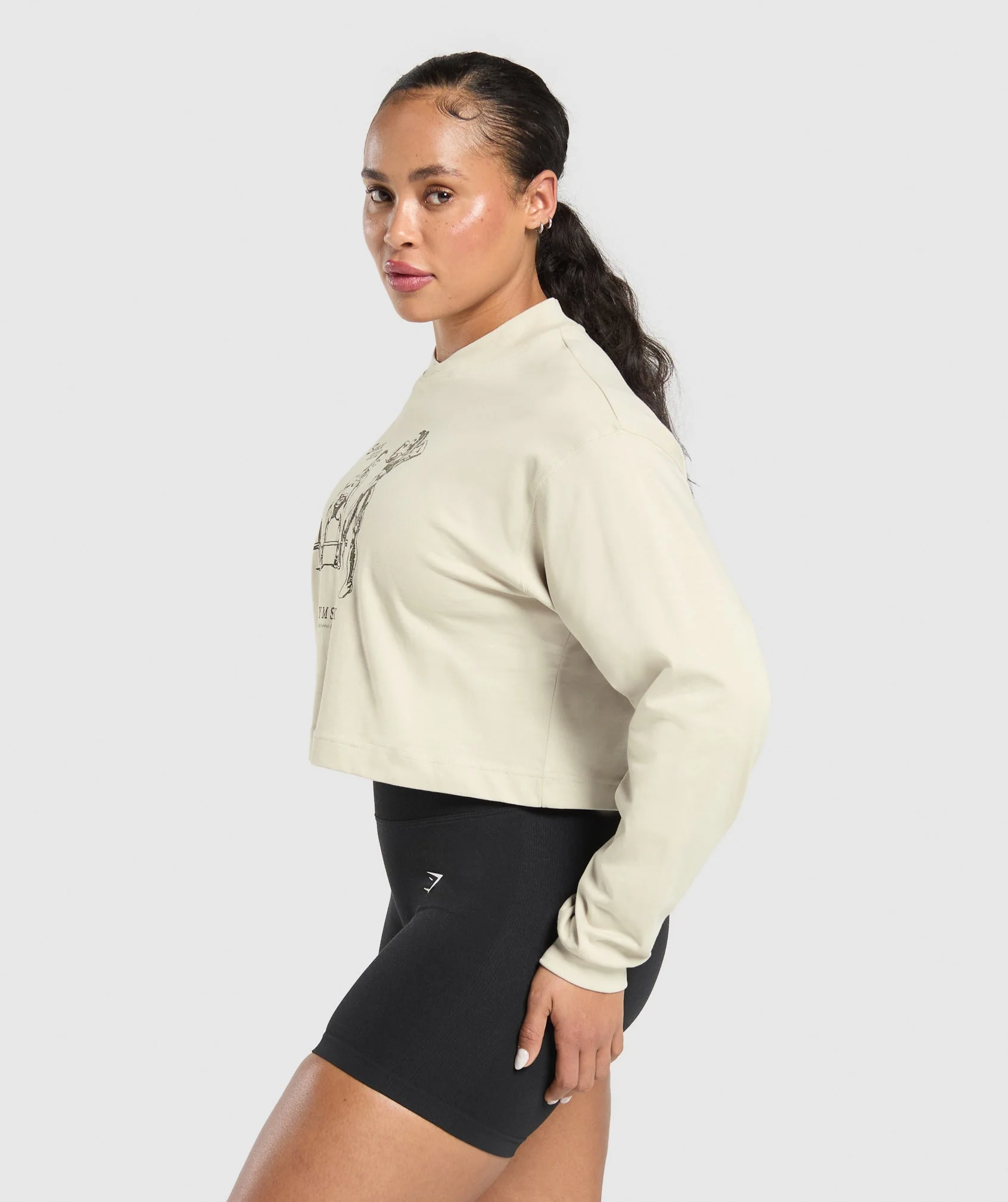 Two Strong Women Midi Long Sleeve Top