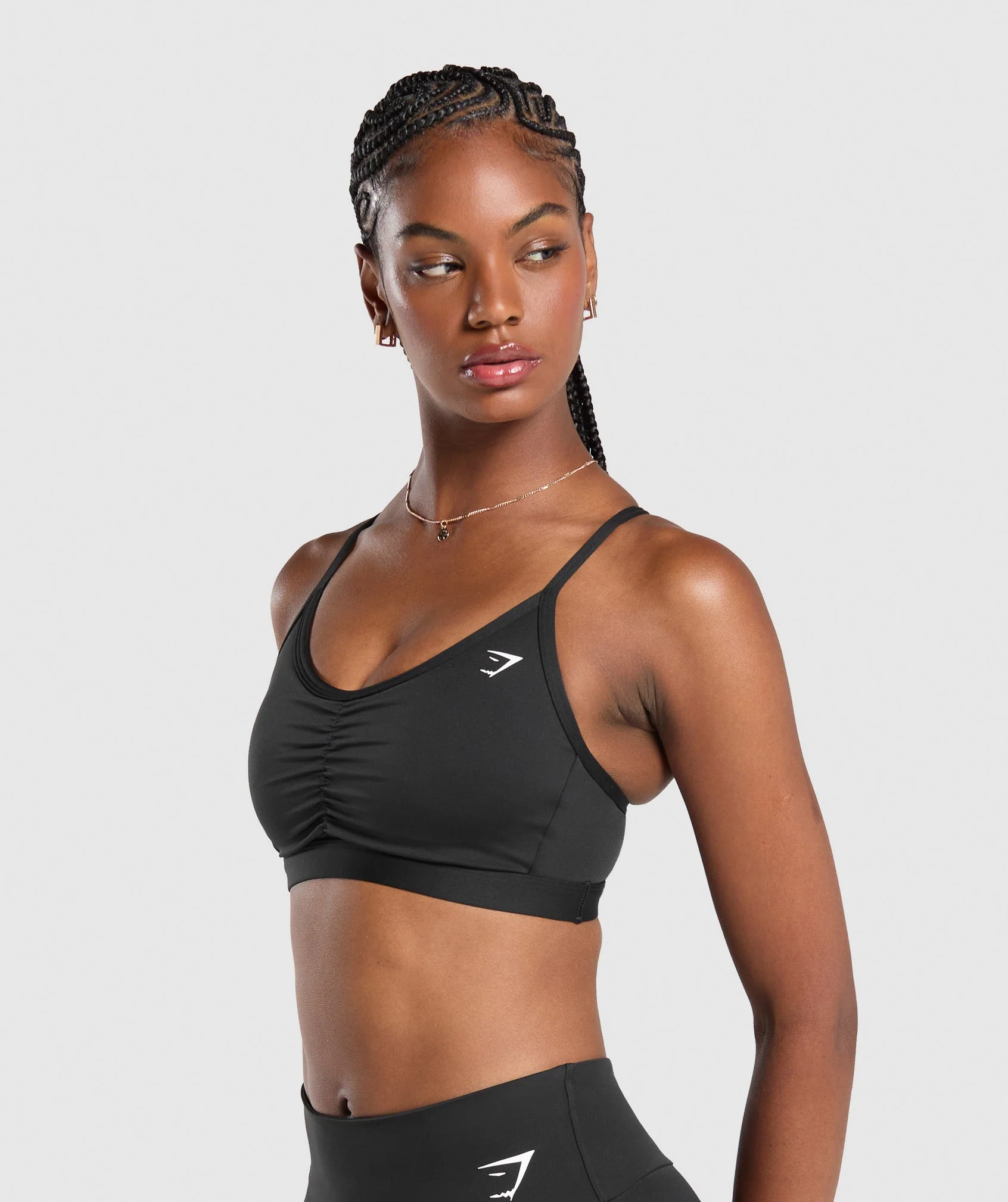 Ruched Sports Bra