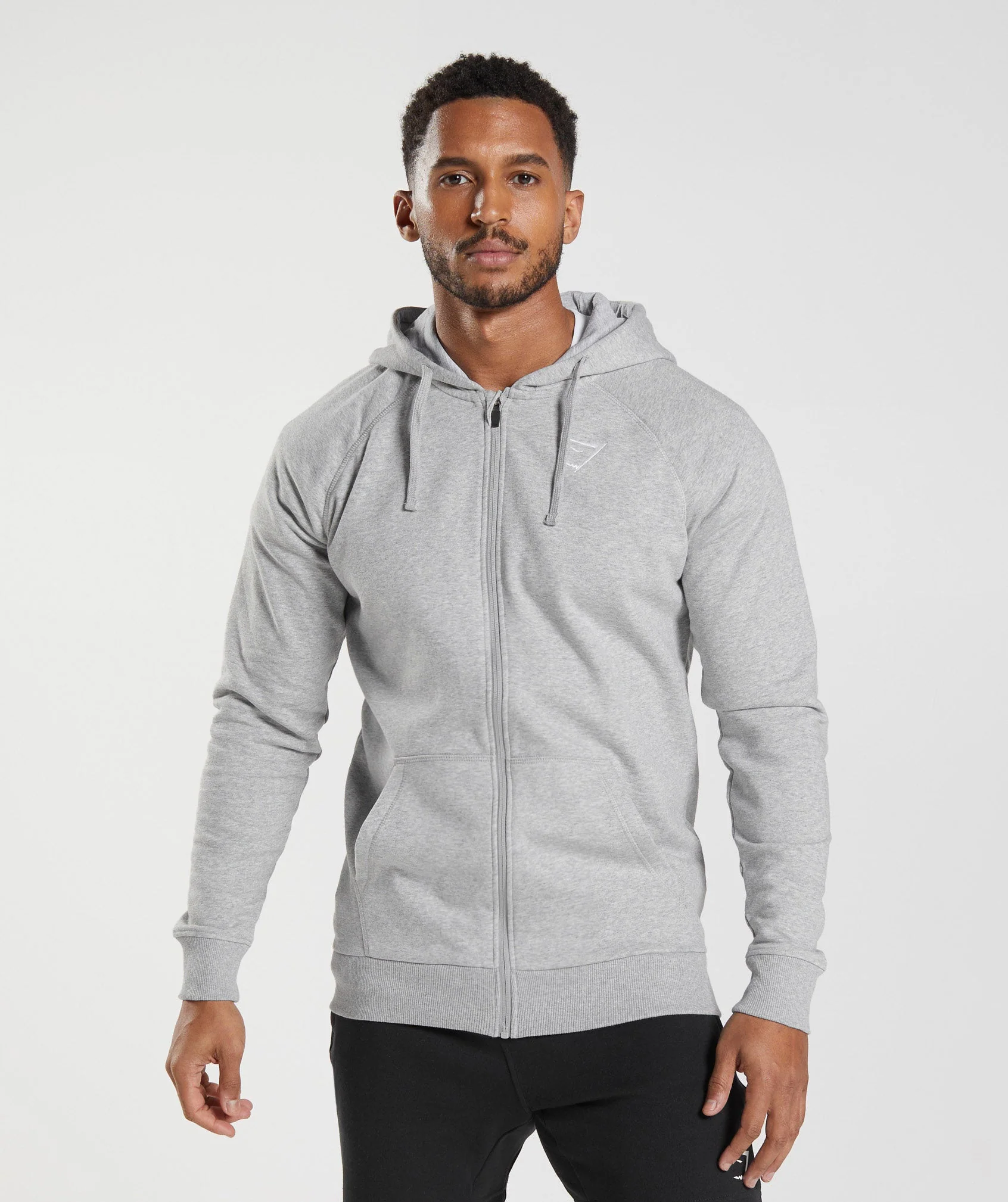 Crest Zip Up Hoodie