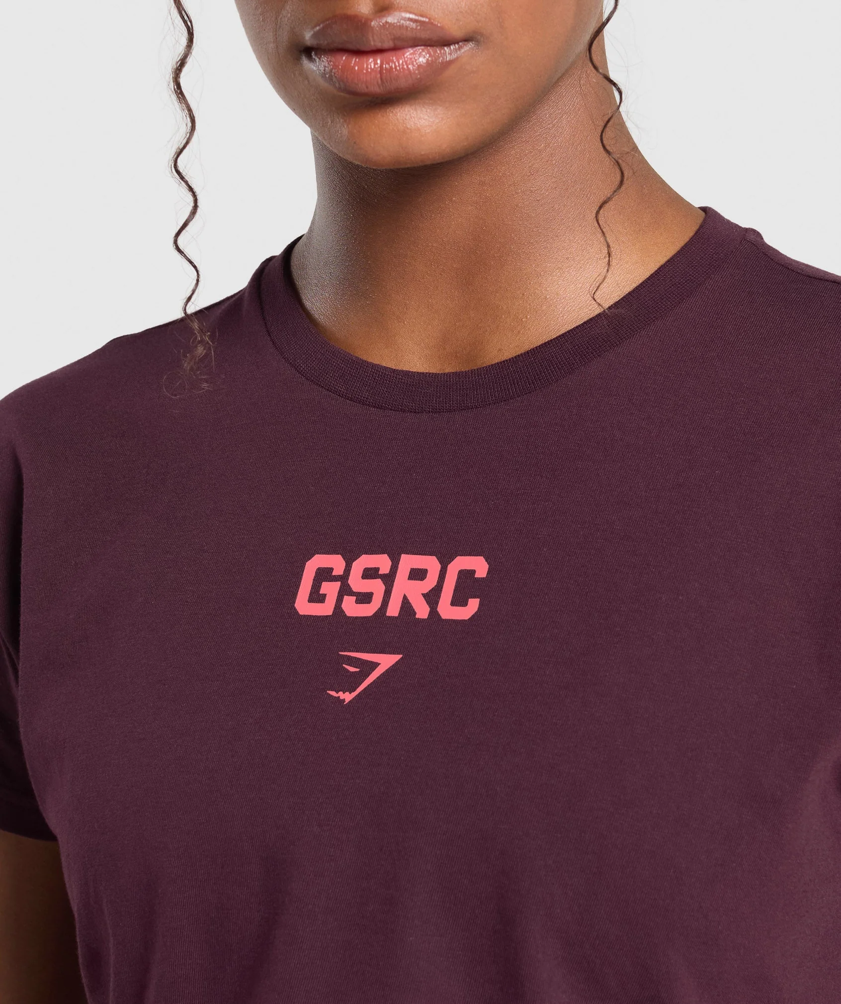 Running Graphic Crop Top