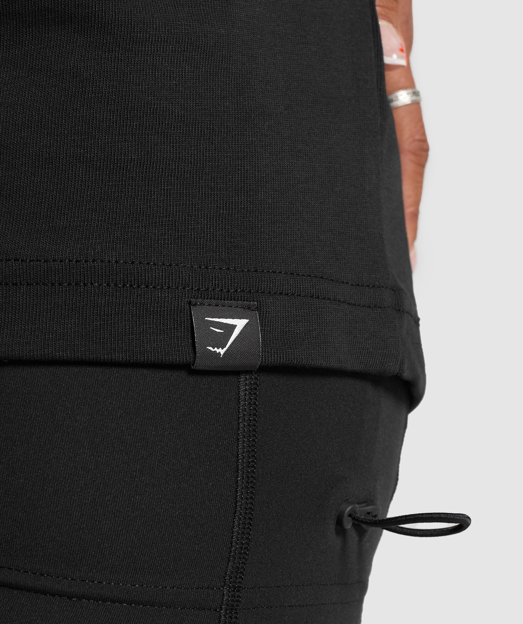 Embroidered Logo Oversized T-Shirt