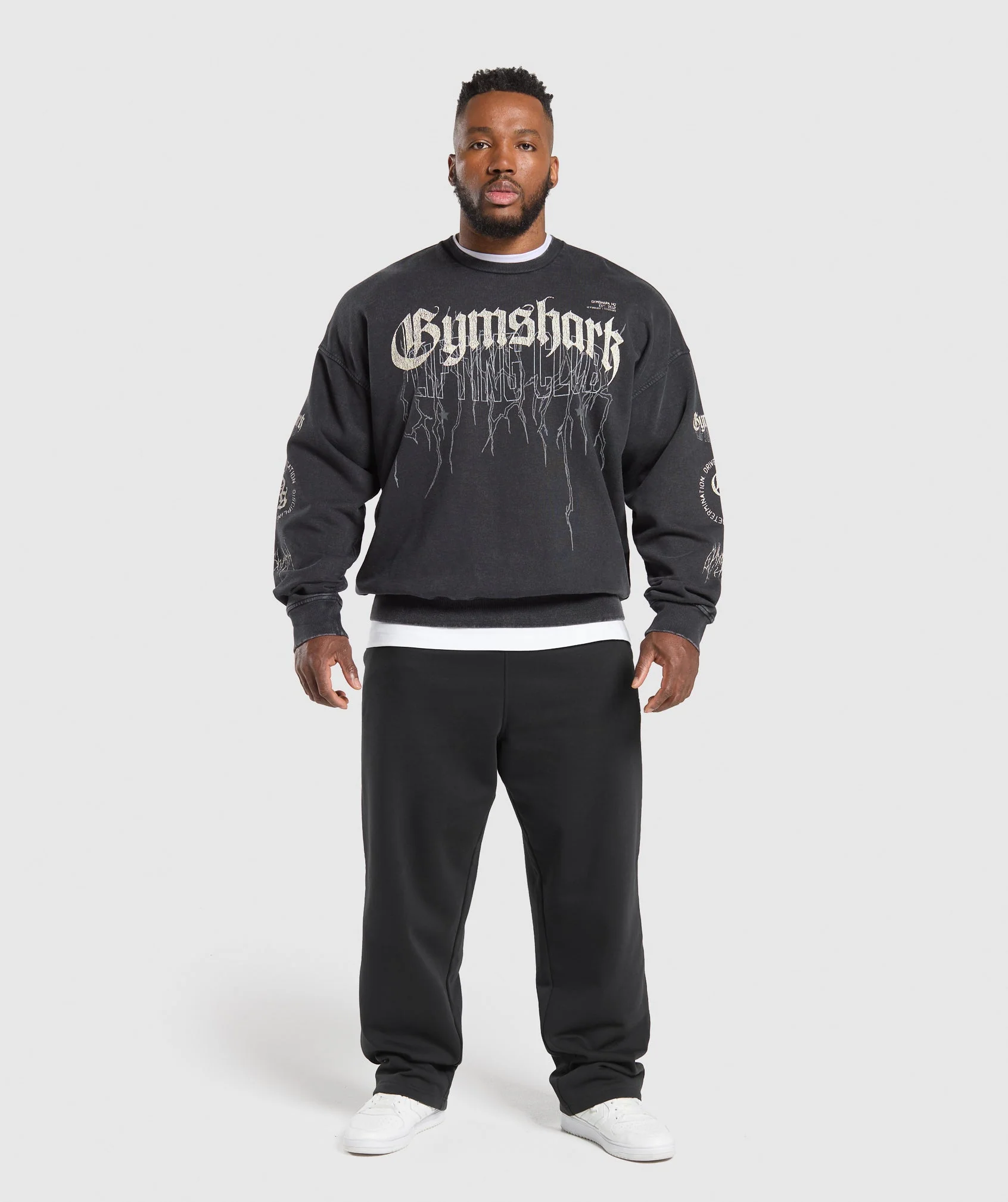 Distressed Graphic Crew