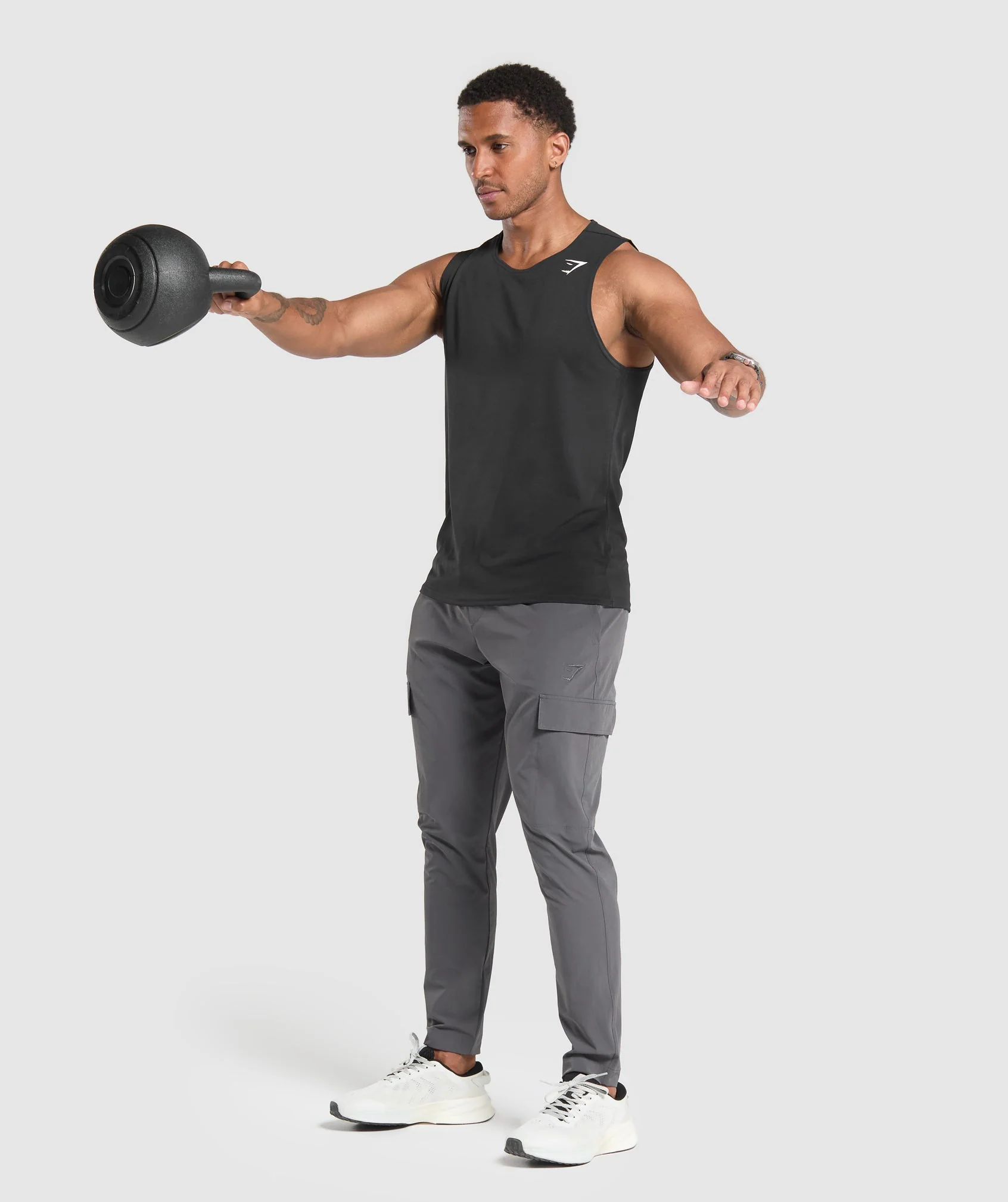 Stretch Woven Cargo Pants