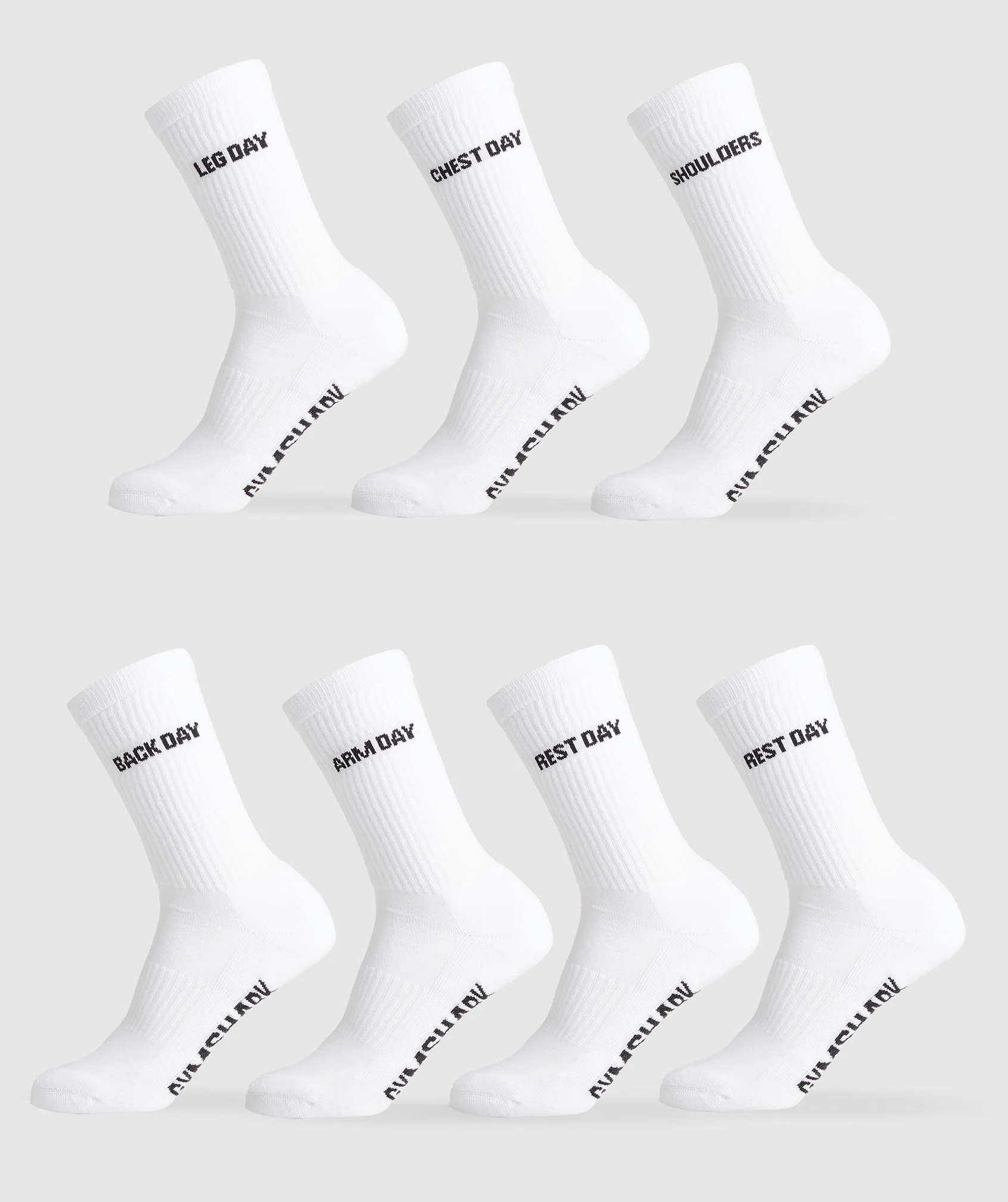 Graphic Crew Socks 7PK