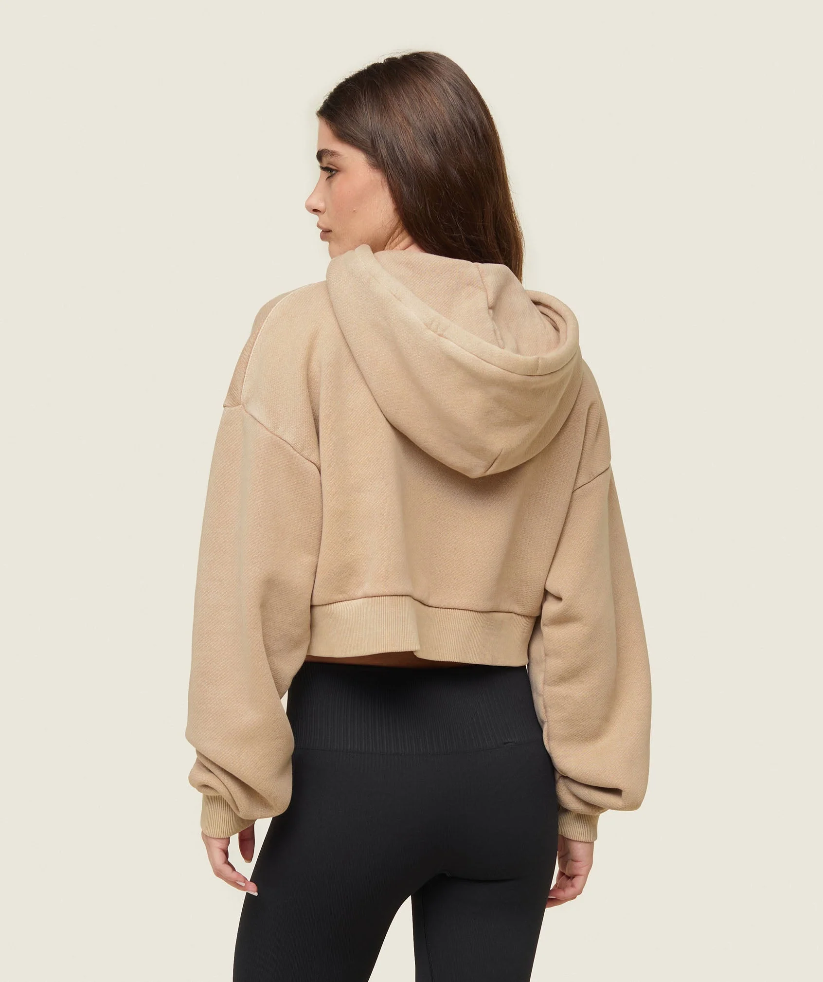 everywear Cropped Zip Hoodie