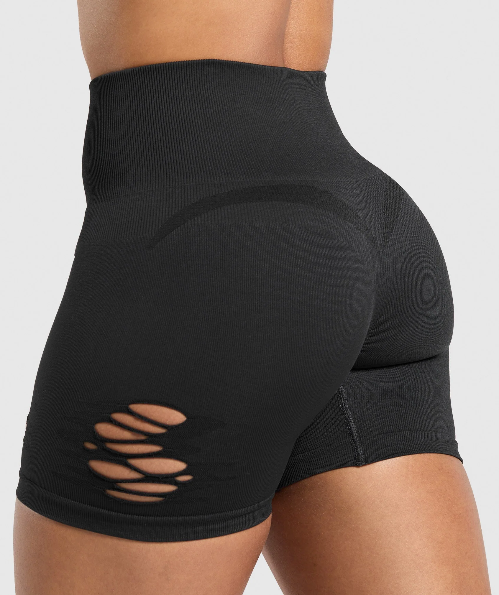 Gains Seamless Distressed Shorts