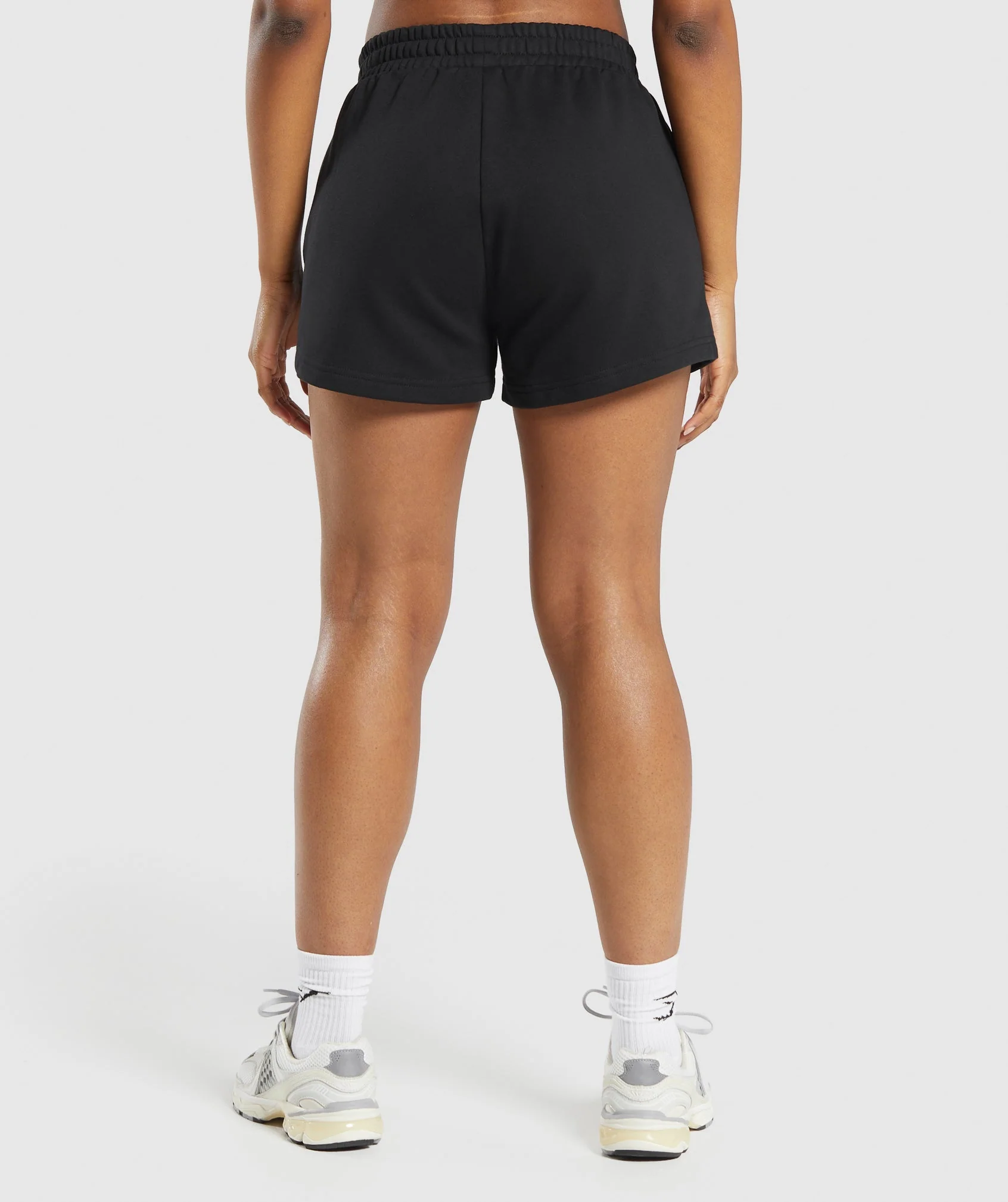 Care Label Graphic Brushed Shorts