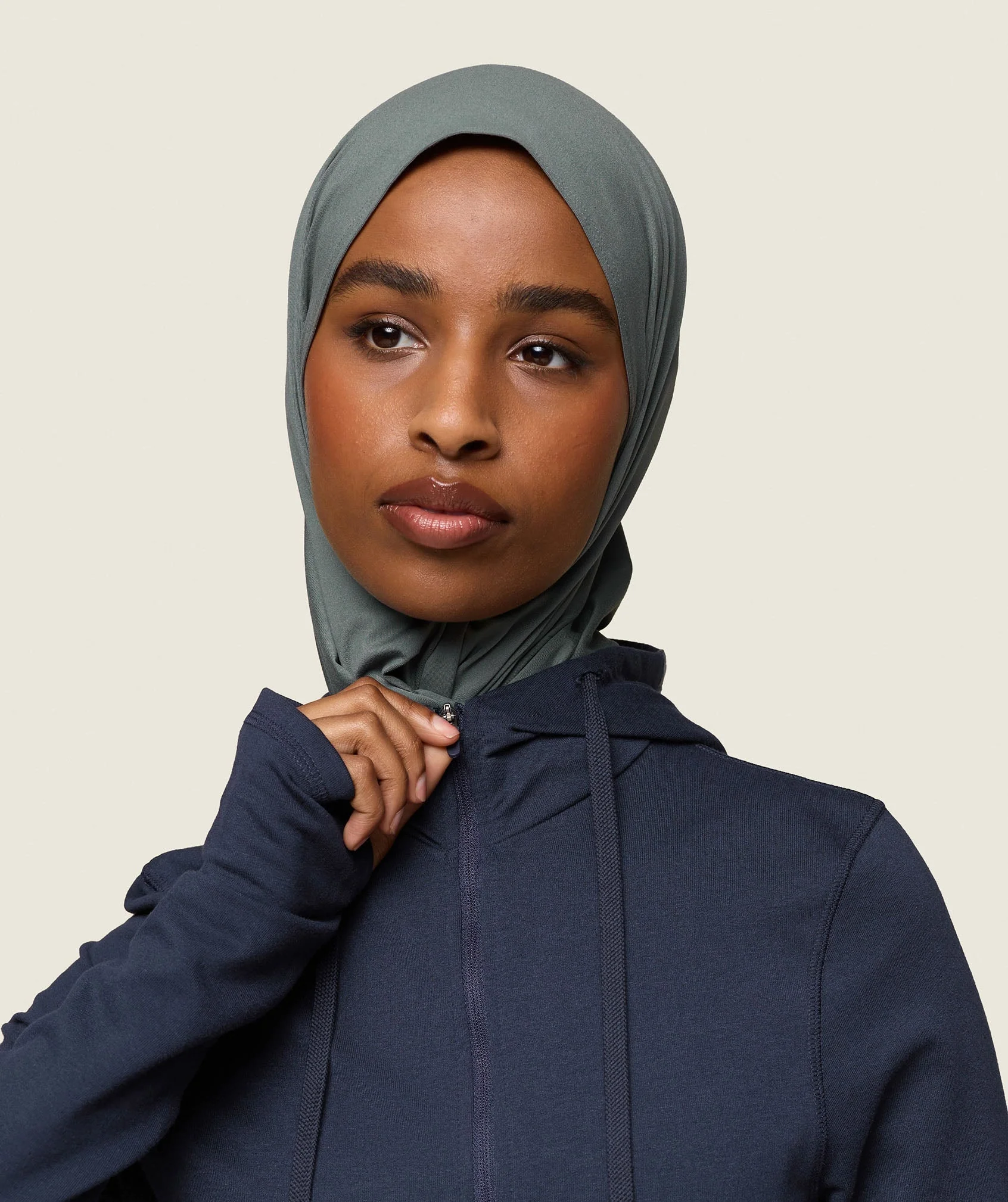 GS x Leana Deeb Hooded Midi Top