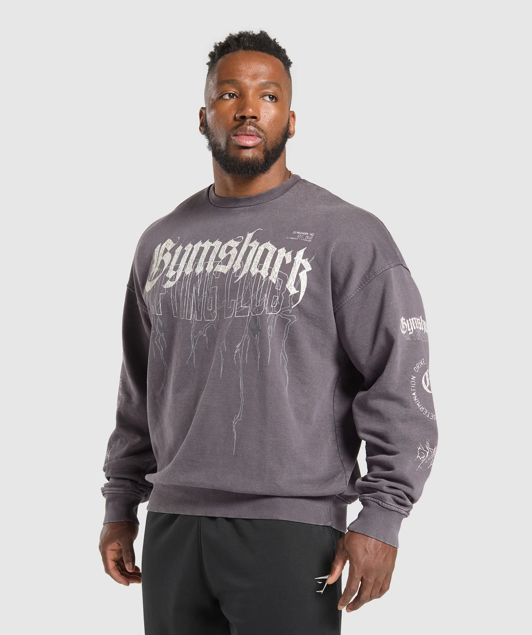 Distressed Graphic Crew