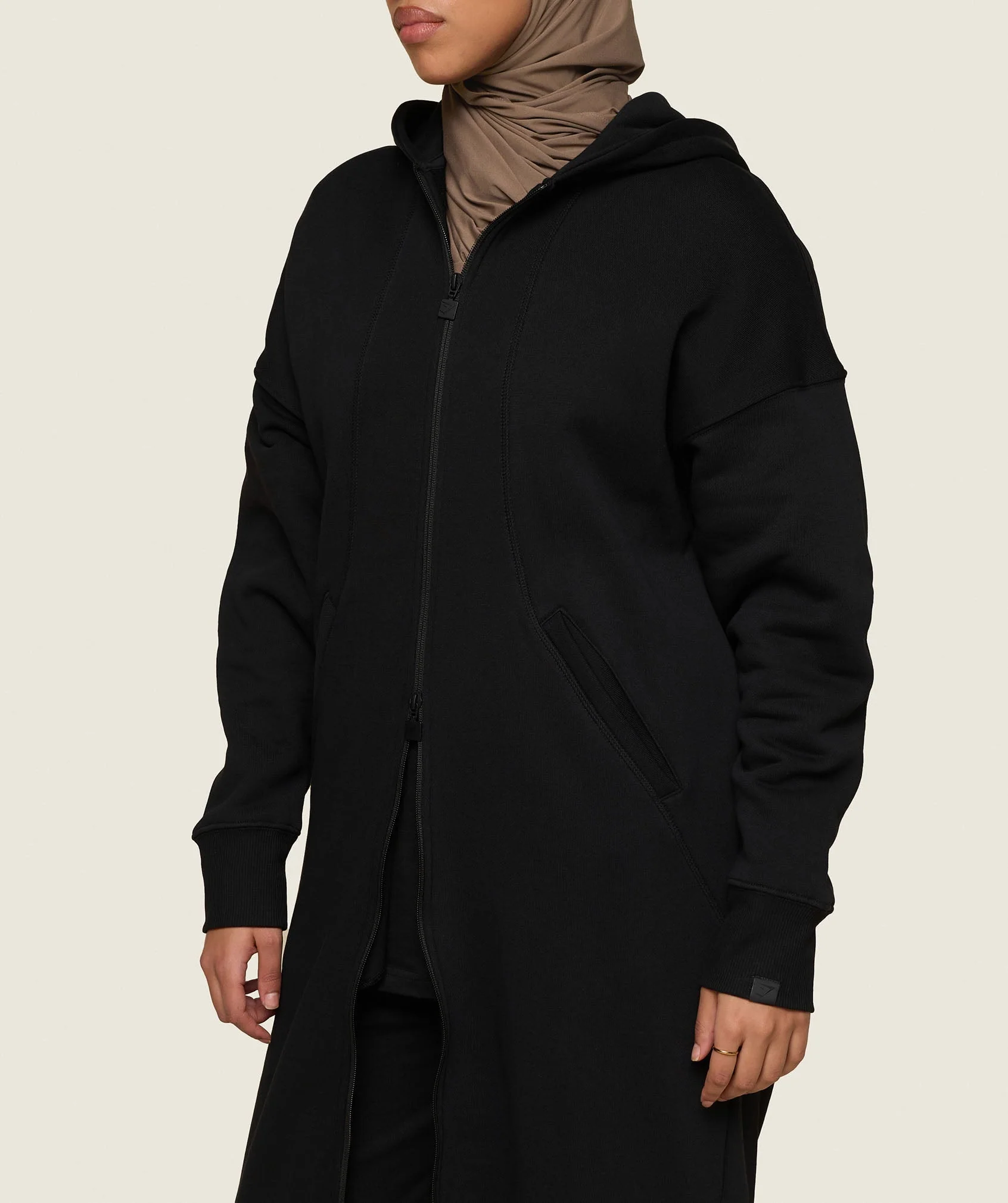 GS x Leana Deeb Oversized Longline Zip Through