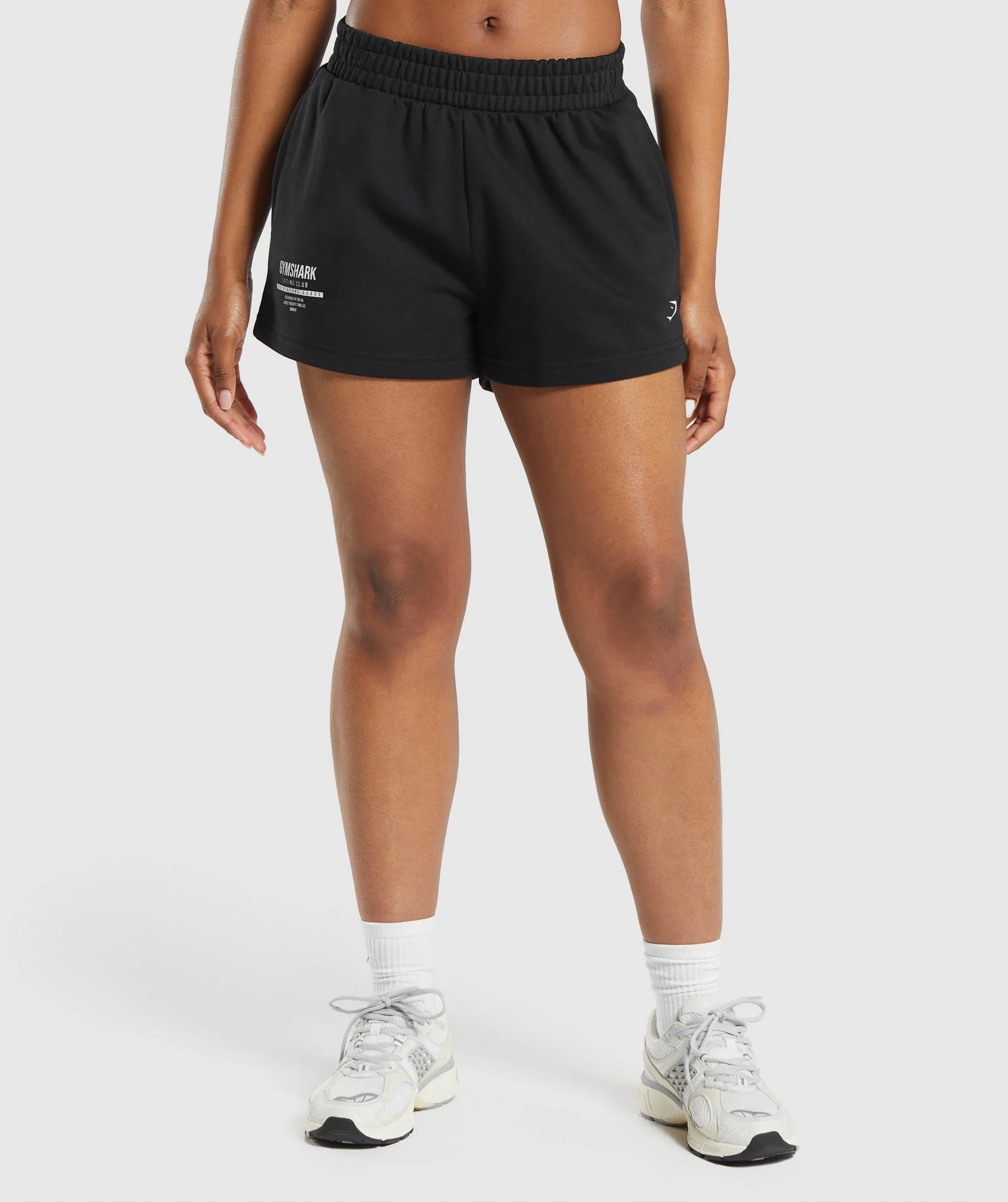 Care Label Graphic Brushed Shorts