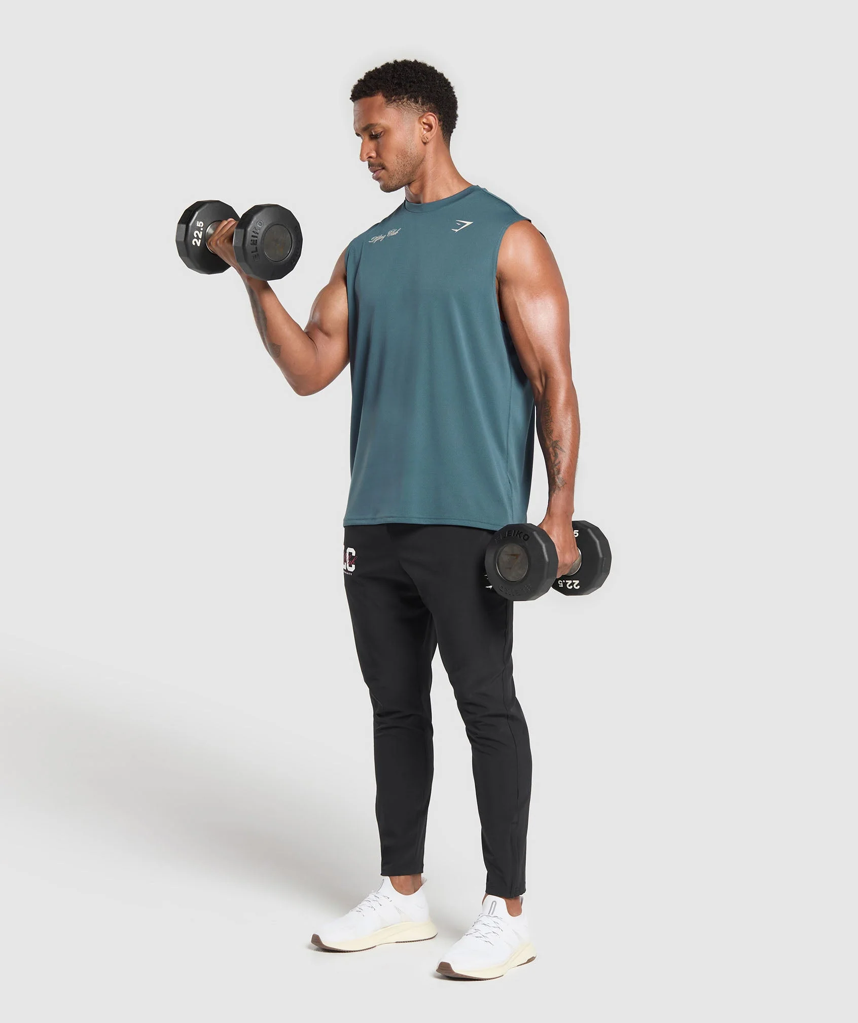 Script Graphic Cut Off Tank