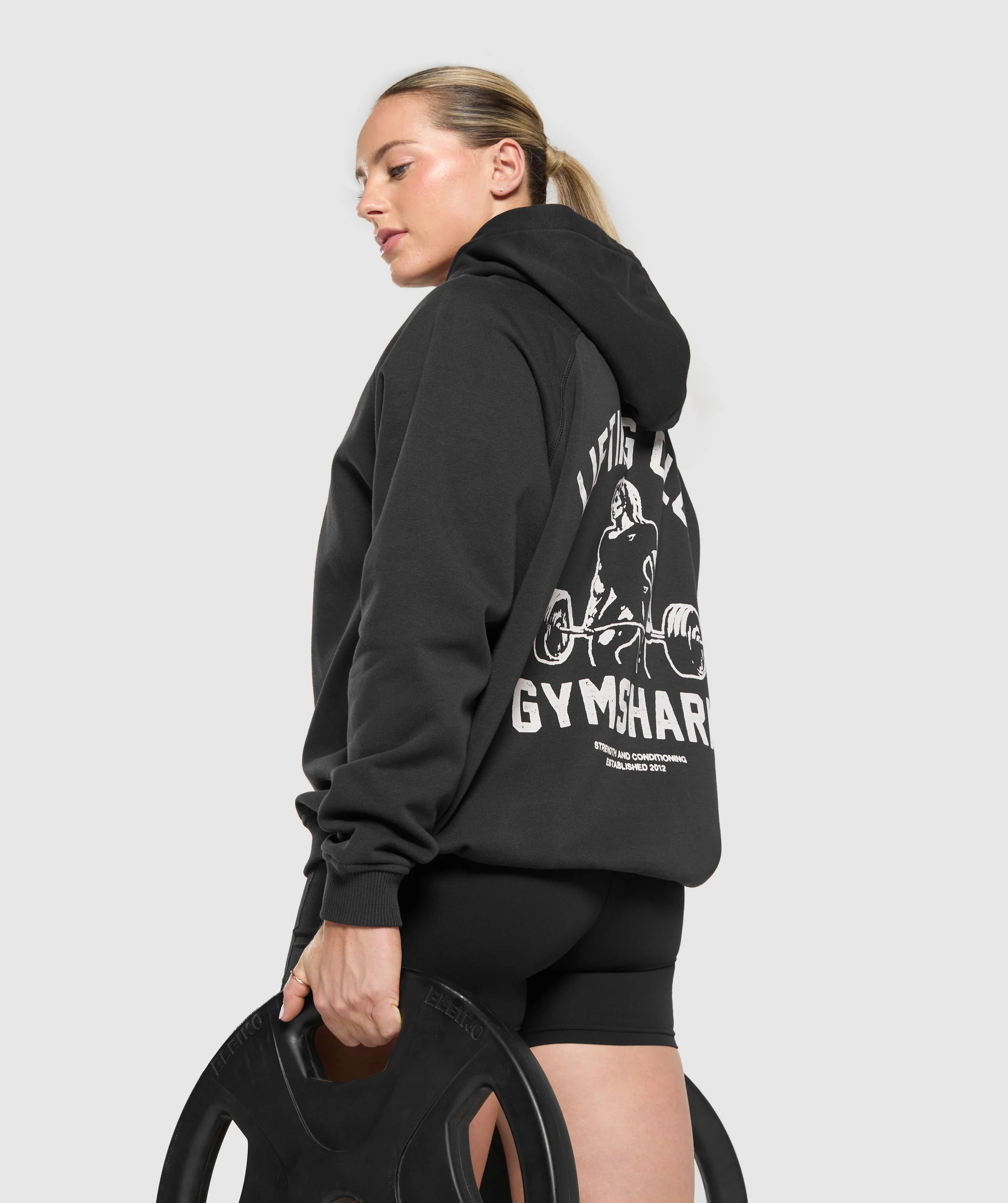 Lifting Club Graphic Brushed Hoodie