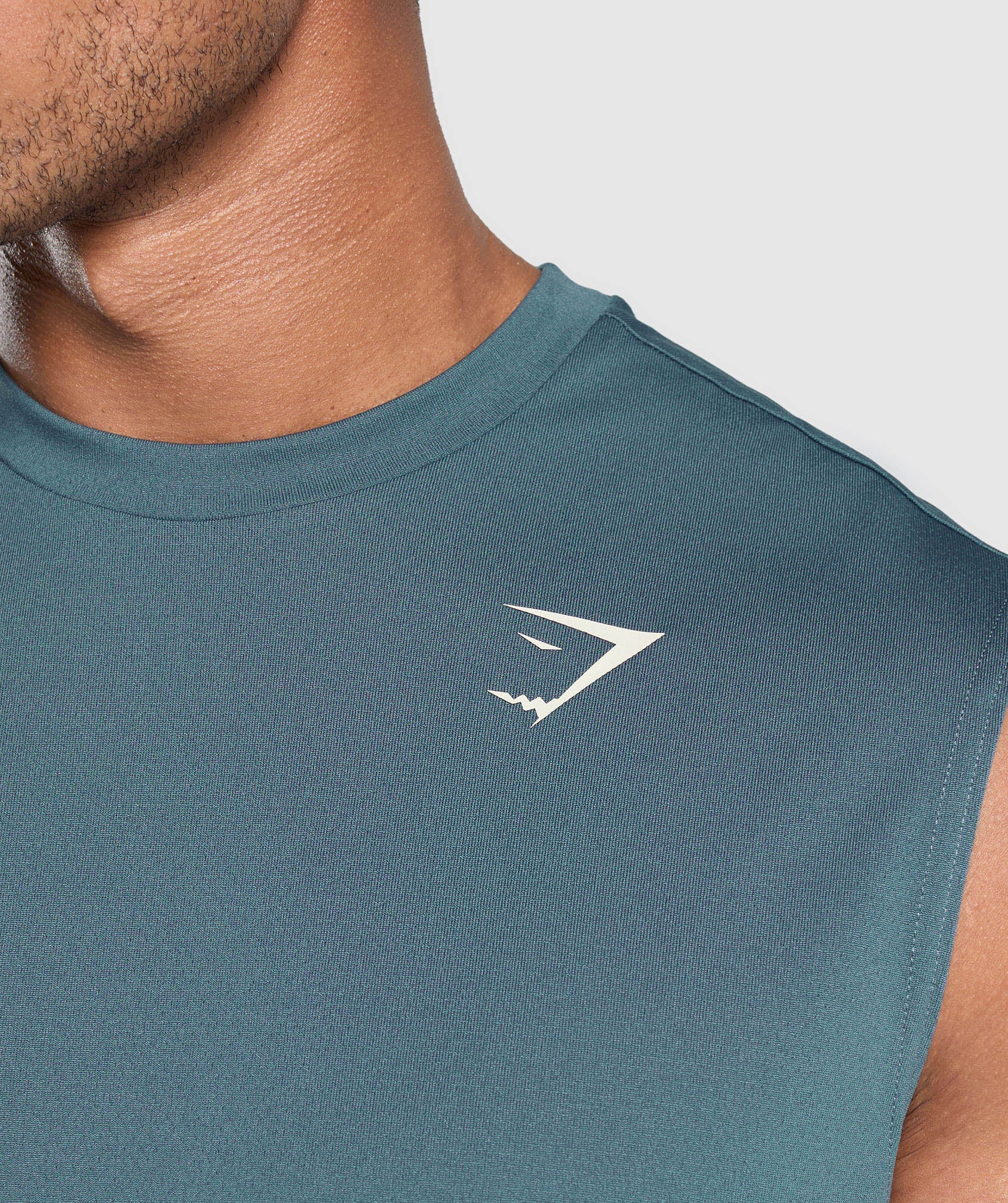 Script Graphic Cut Off Tank