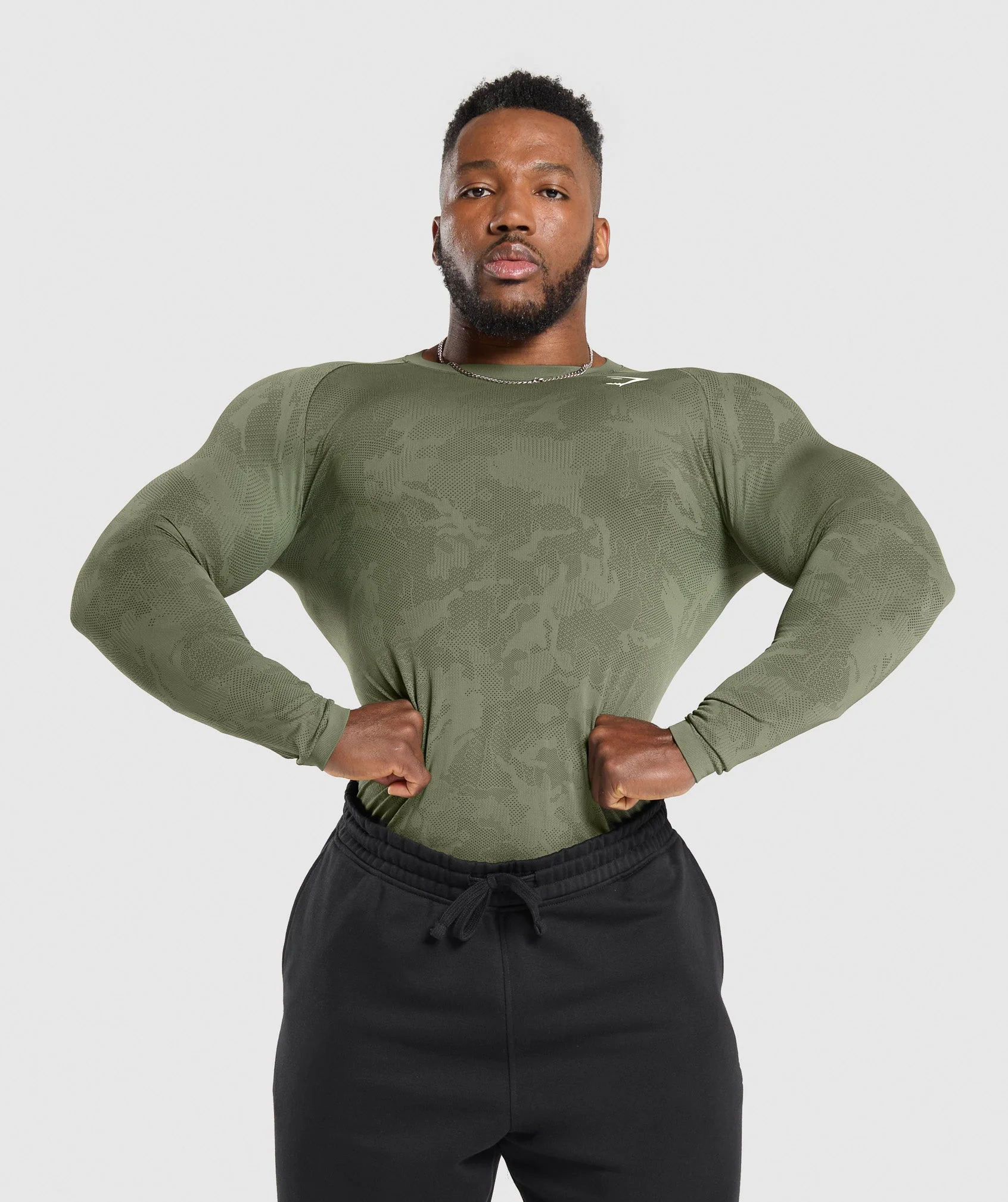 Geo Seamless Long Sleeve T-Shirt