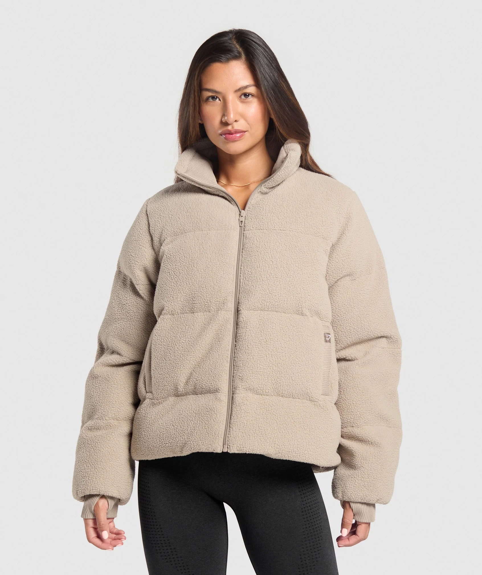 Sherpa Puffer Jacket