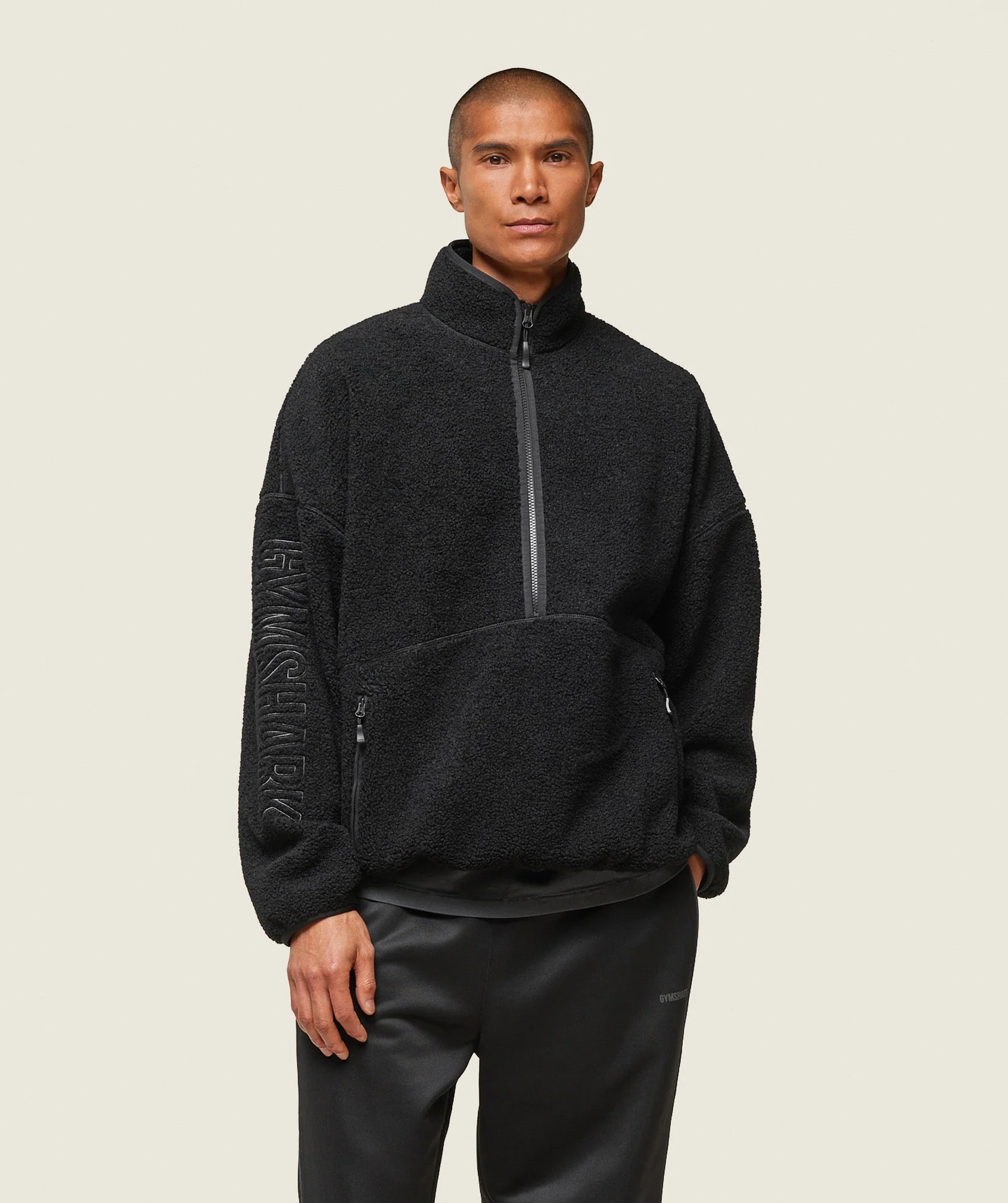 everywear Half Zip Sherpa Jacket