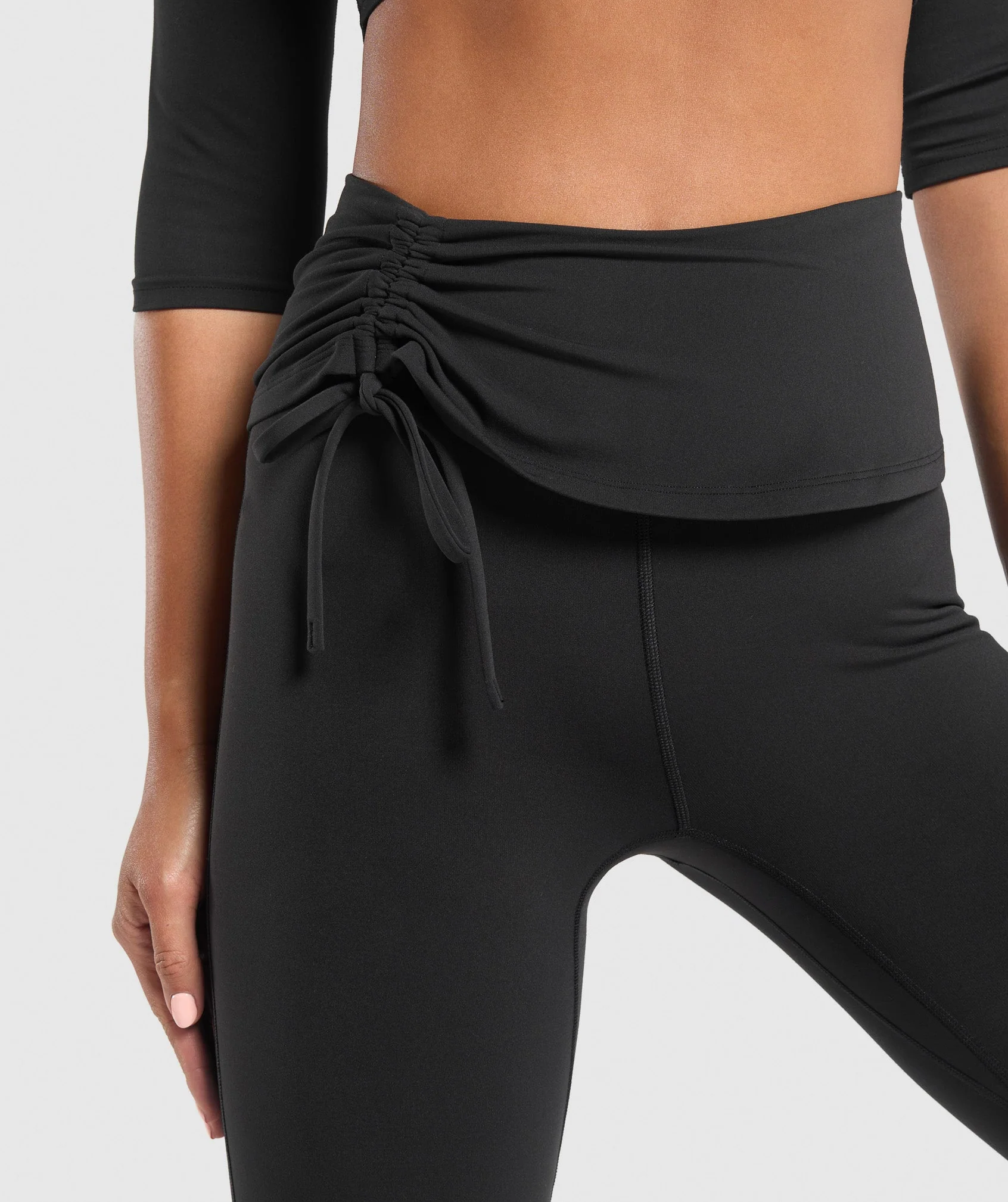 Ruched Capri Leggings